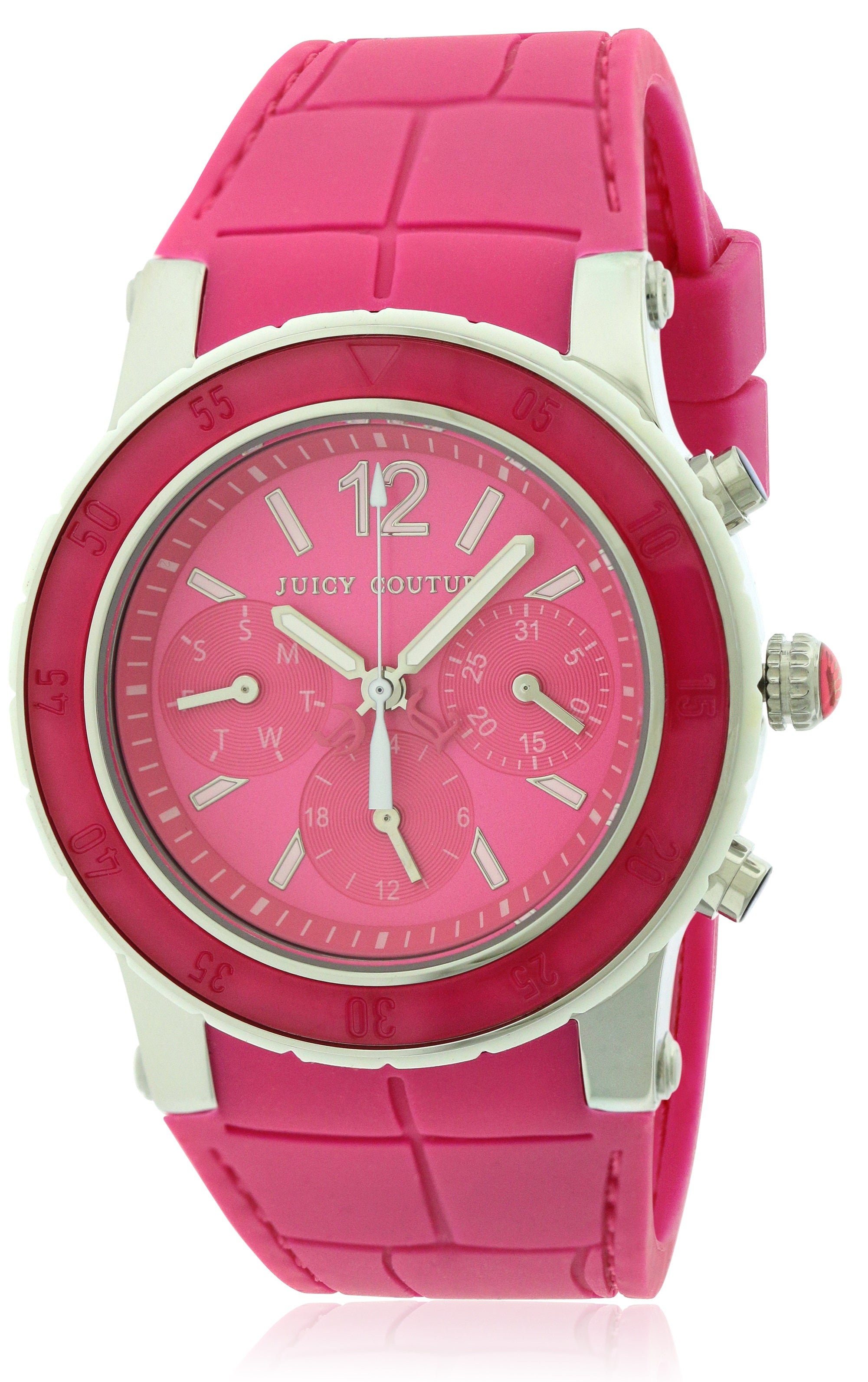 Juicy Couture HRH Pink Dragon Fruit Chronograph Ladies Watch
