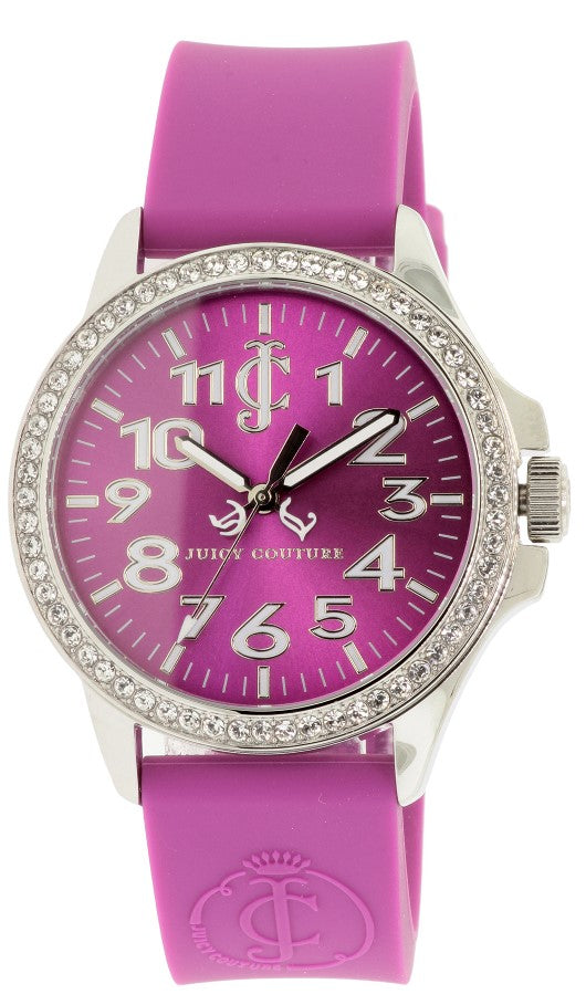 Juicy Couture Jetsetter Purple Silicone Ladies Watch