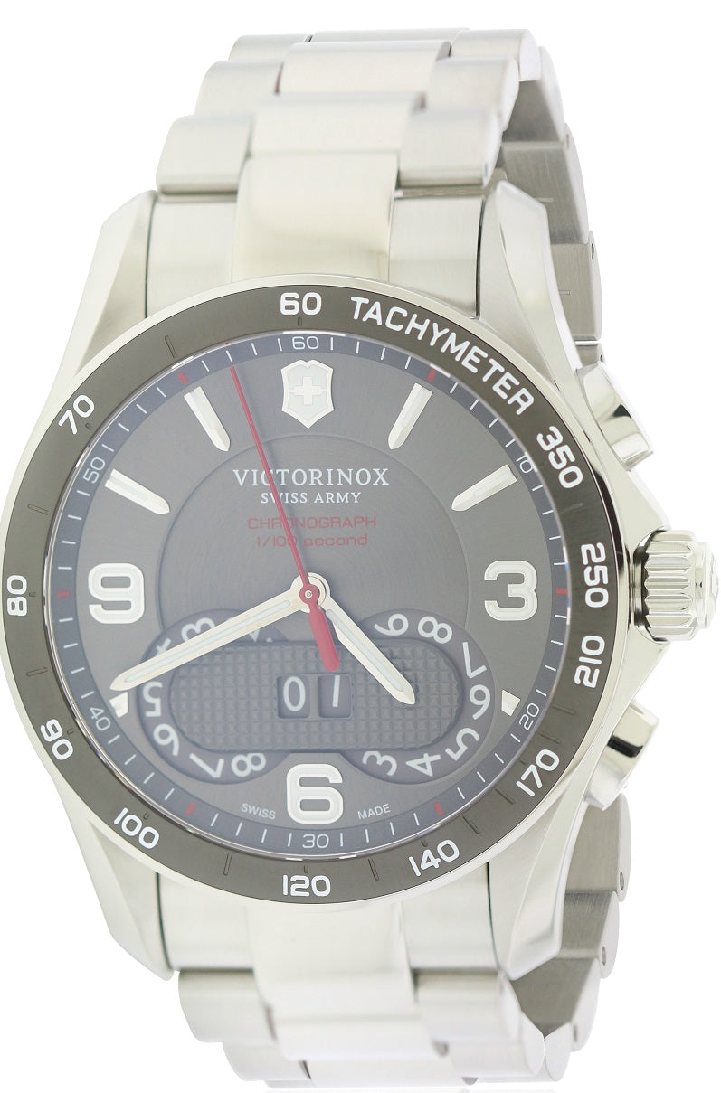 Swiss Army Victorinox Chronograph Stainless Steel Mens Watch