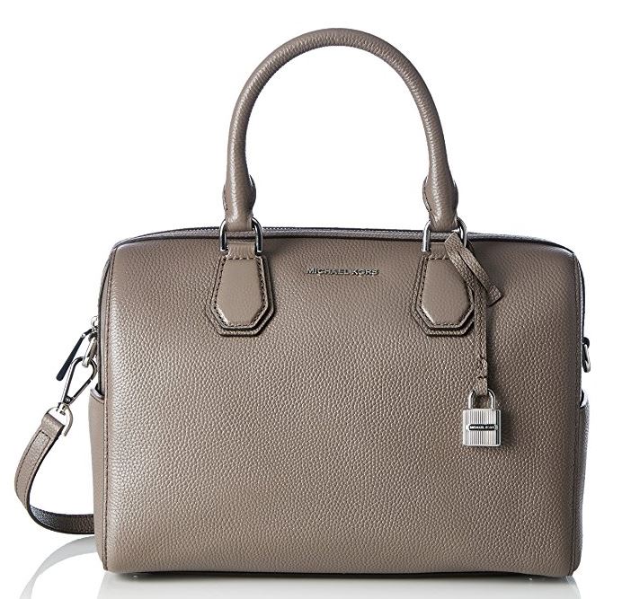 Michael Kors Mercer Medium Leather Duffel - Cinder -