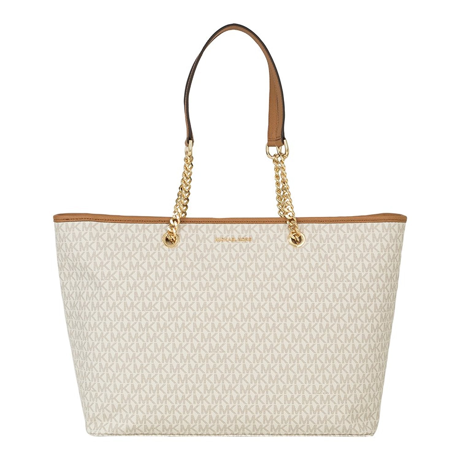 Michael Kors Signature Medium Multifunction Tote - Vanilla -