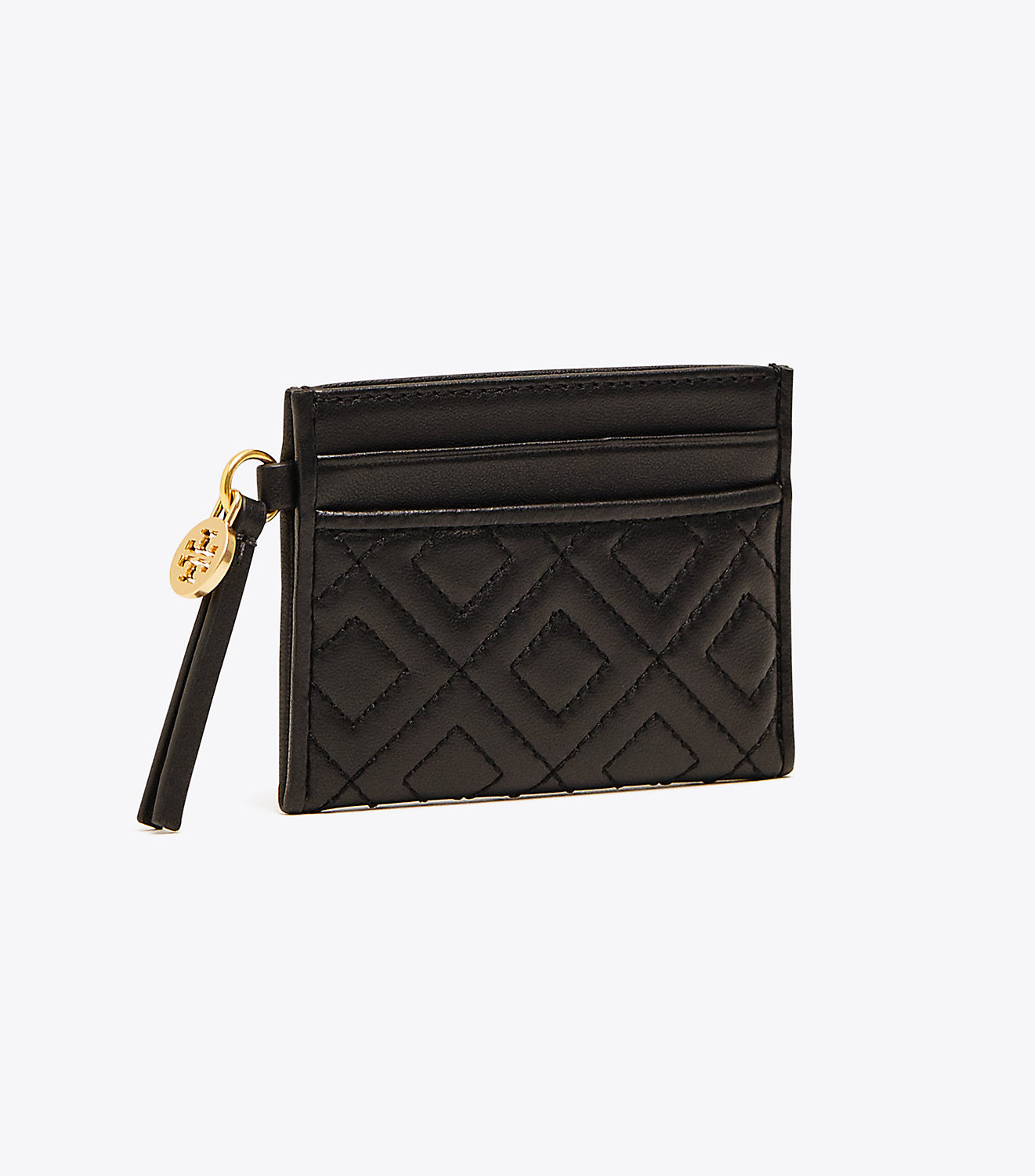 Tory Burch Fleming Slim Card Case - Black