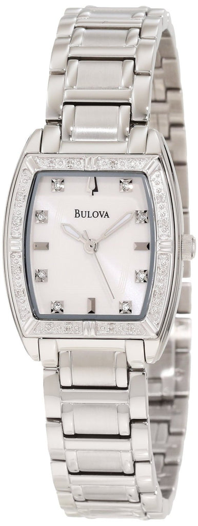 Bulova Highbridge Stainless Steel Diamond Ladies Watch