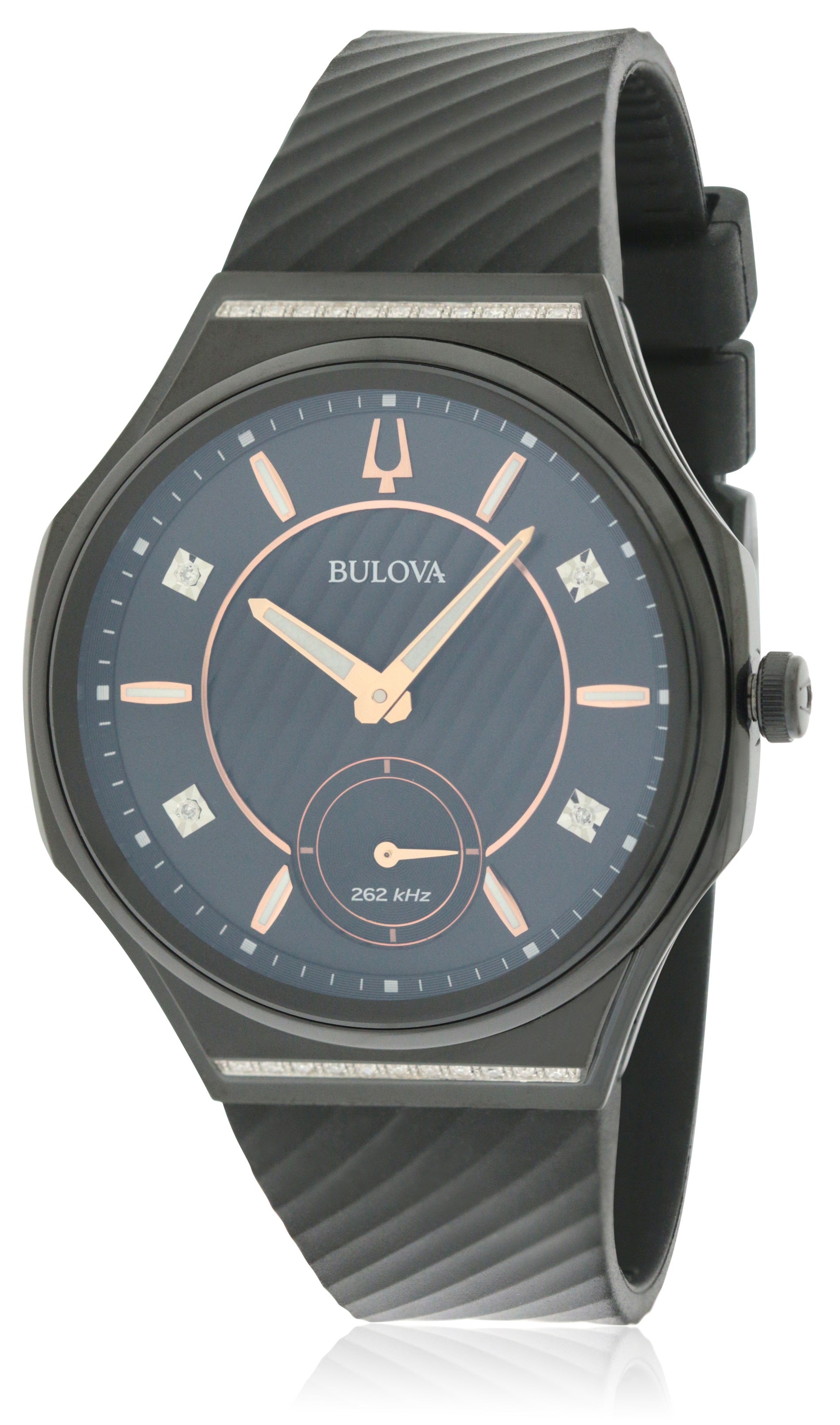 Bulova Curv Rubber Ladies Watch