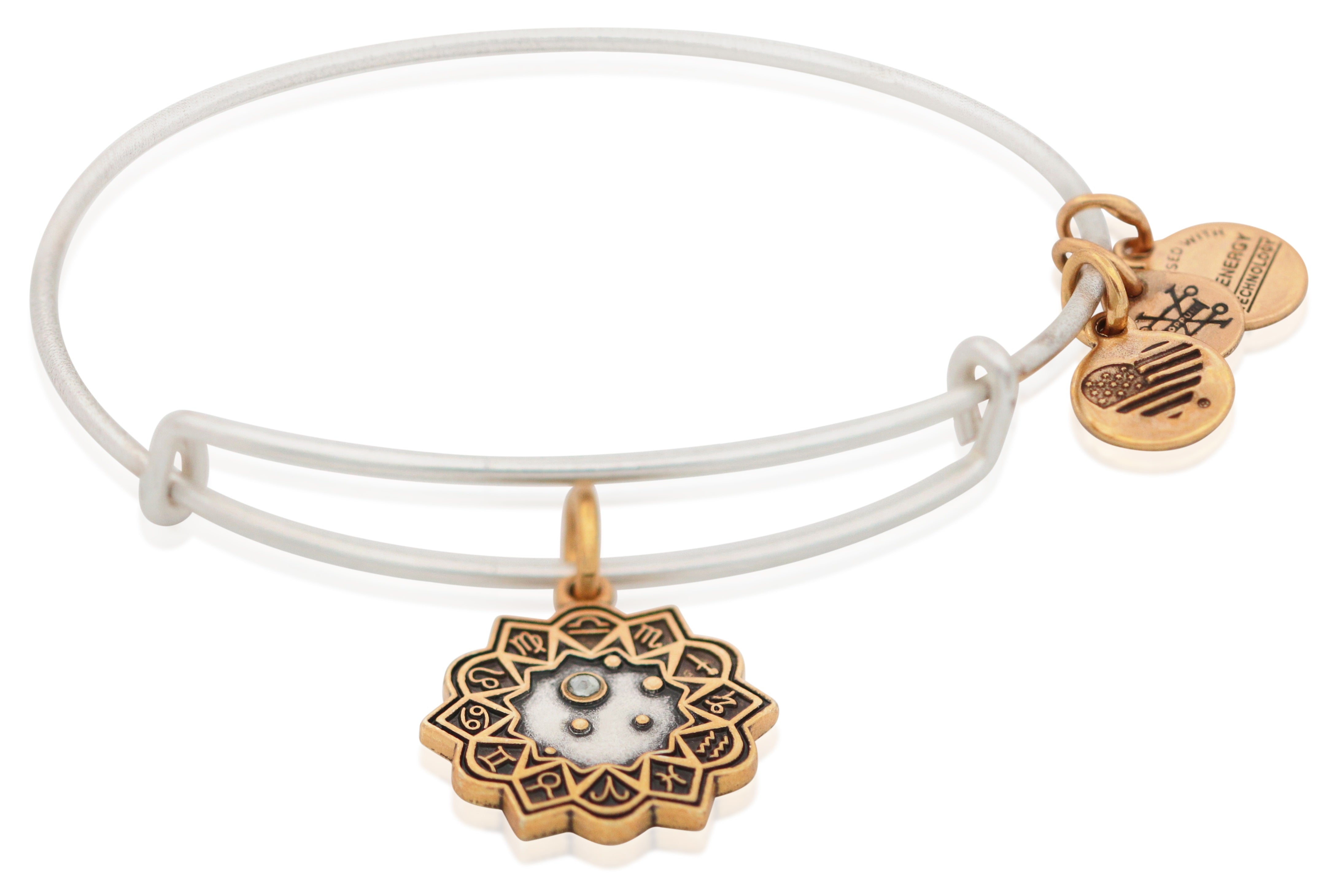 Alex And Ani Libra Two Tone Bracelet -