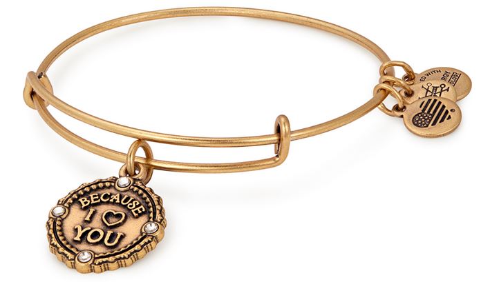 Alex and Ani Because I Love You Charm Bangle -