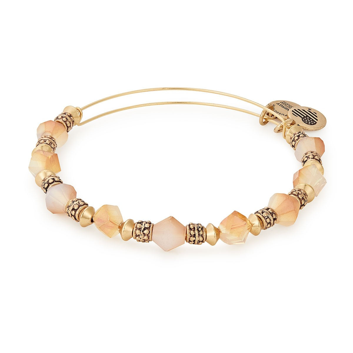 Alex and Ani Honey Illusion Beaded Bangle -