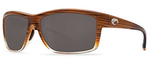 Costa Del Mar Mag Bay Polarized Wood Brown Sunglasses -
