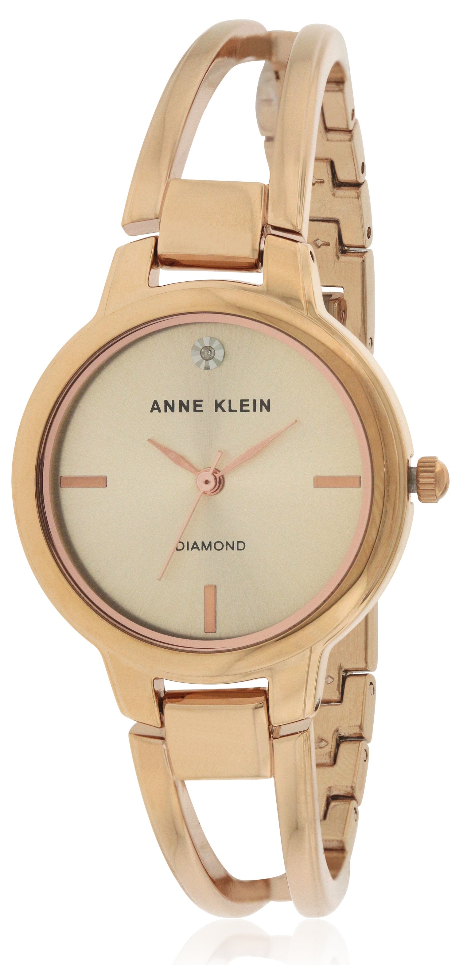 Anne Klein Rose Gold-Tone Alloy Ladies Watch