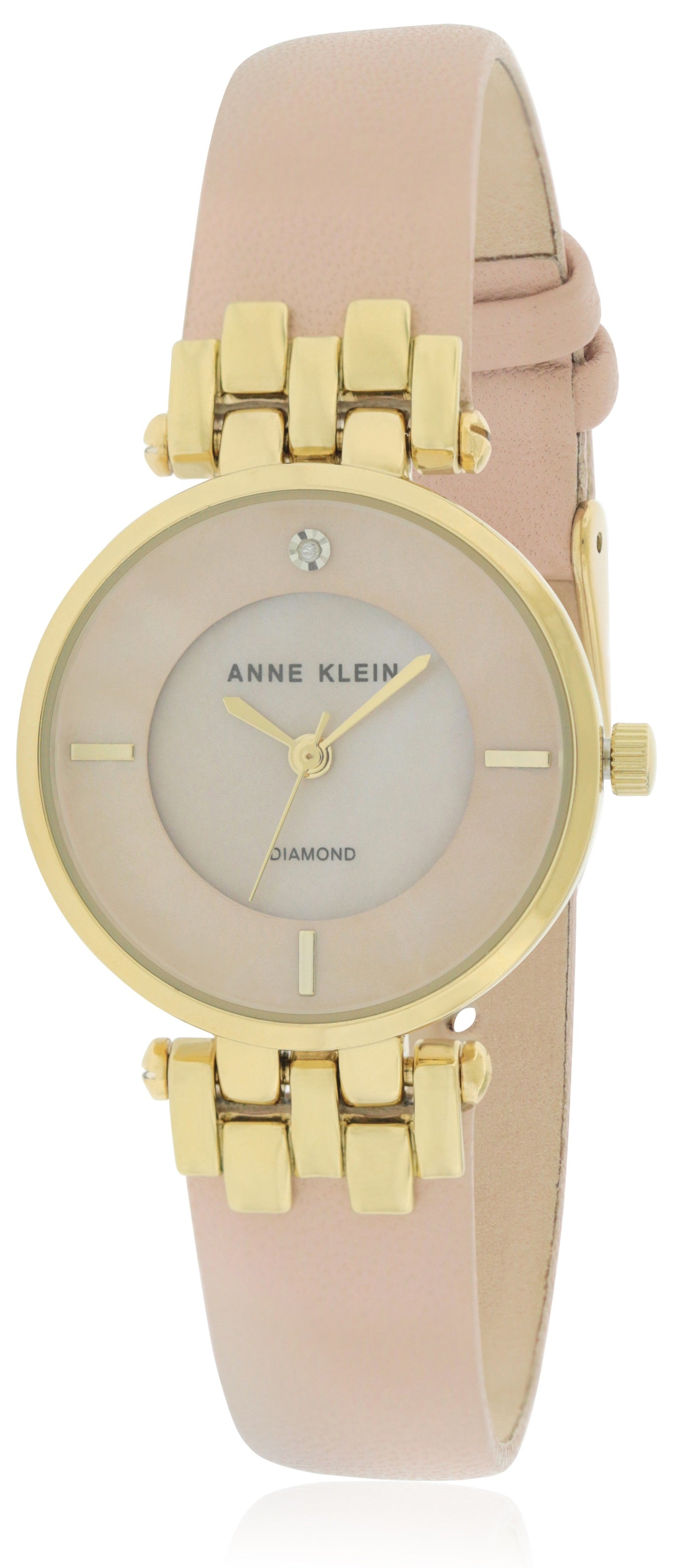 Anne Klein Leather Watch and Bangle Set Ladies Watch