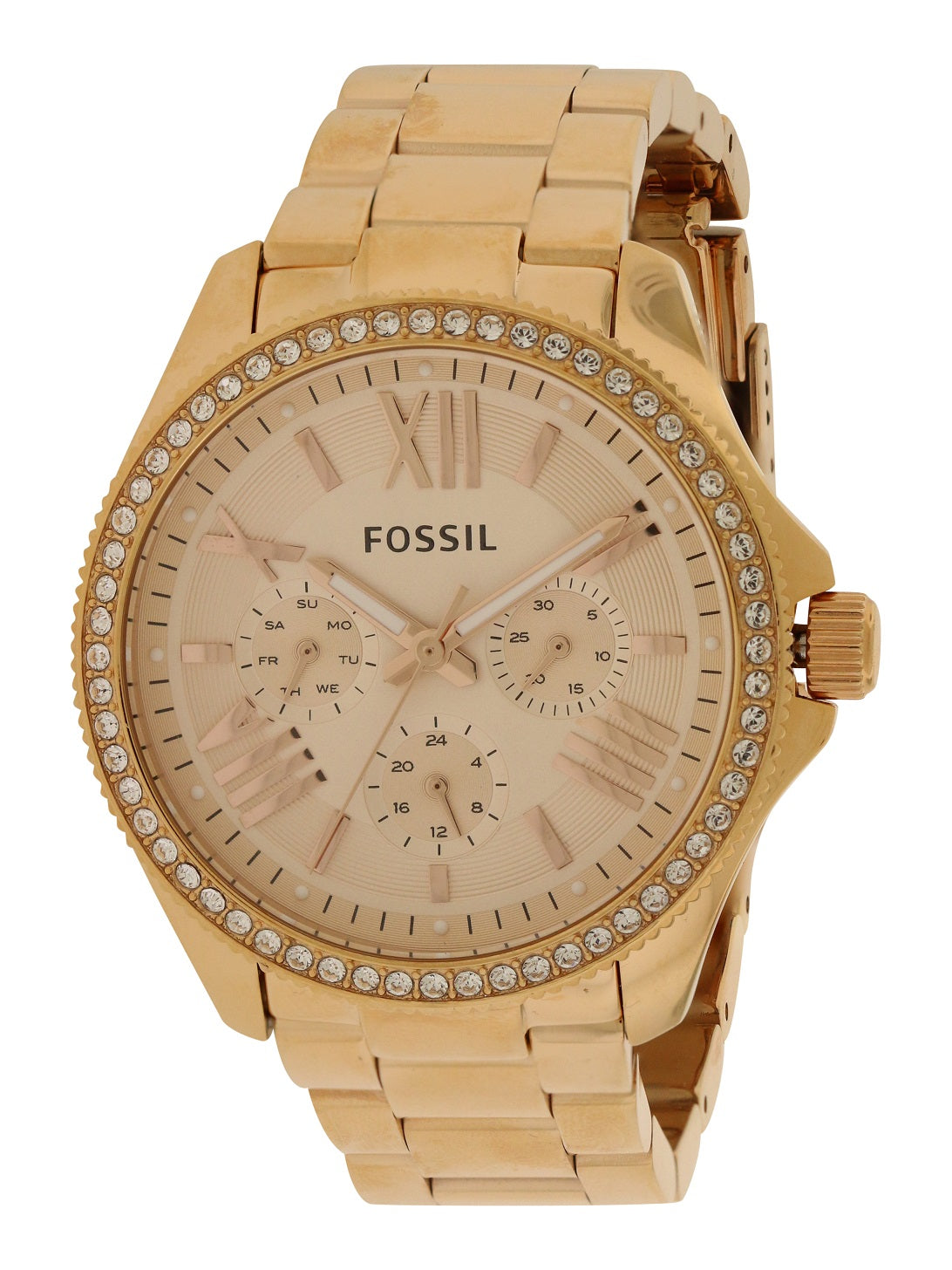 Fossil (Open Box) Cecile Multifunction Rose Gold-Tone Ladies Watch AM4483