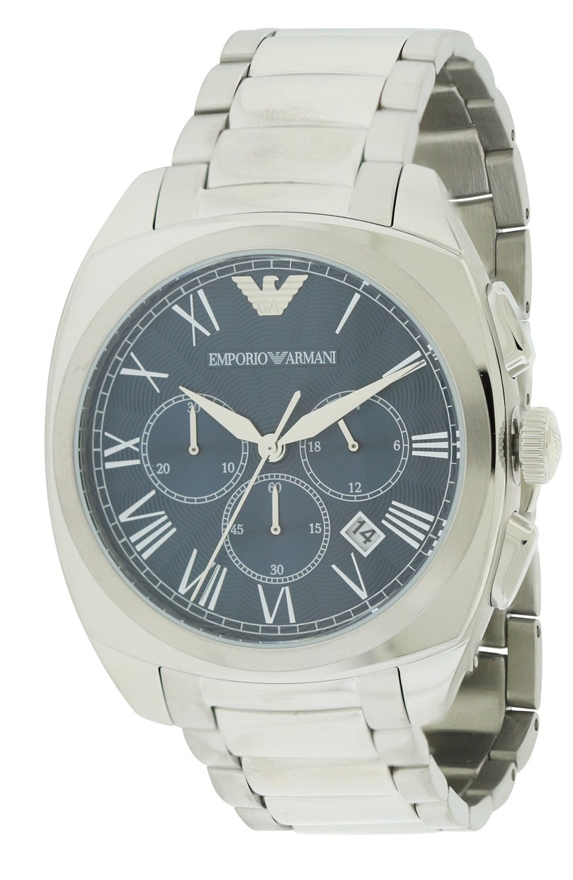 Emporio Armani Stainless Steel Chronograph Mens Watch