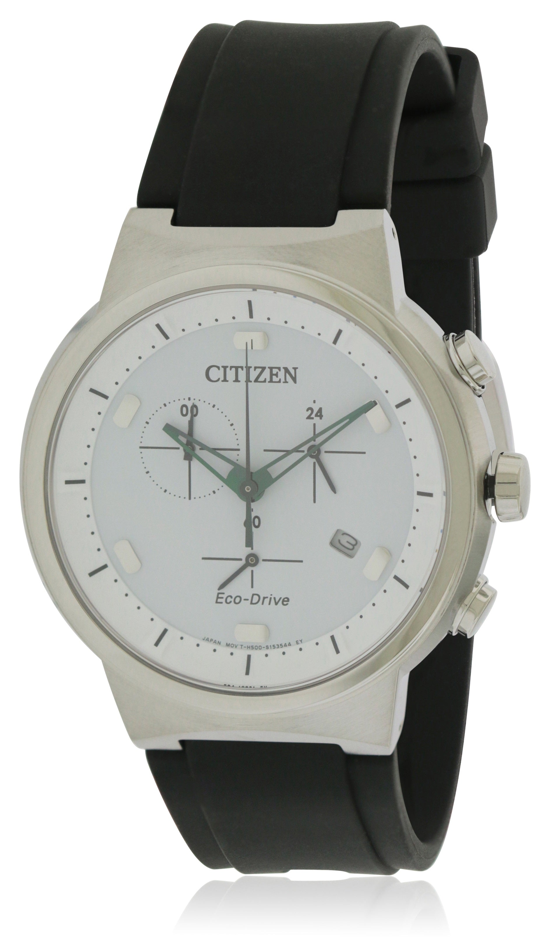 Citizen Eco-Drive Paradex Leather Chronograph Mens Watch