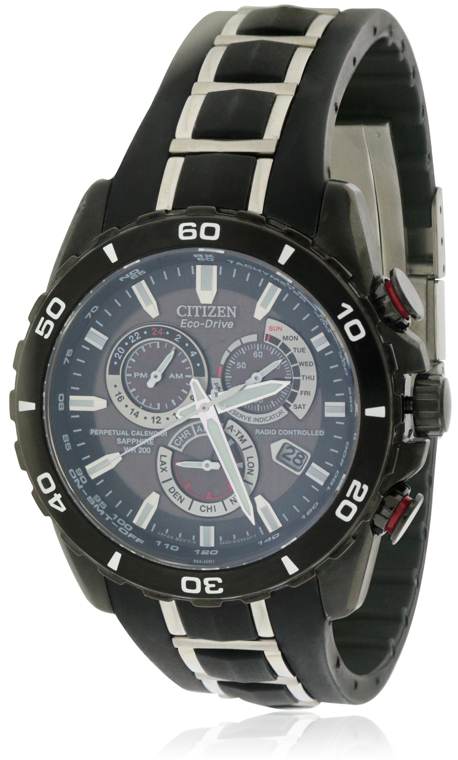 Citizen Eco-Drive Limited Perpetual Chrono Atomic A-T Mens Watch