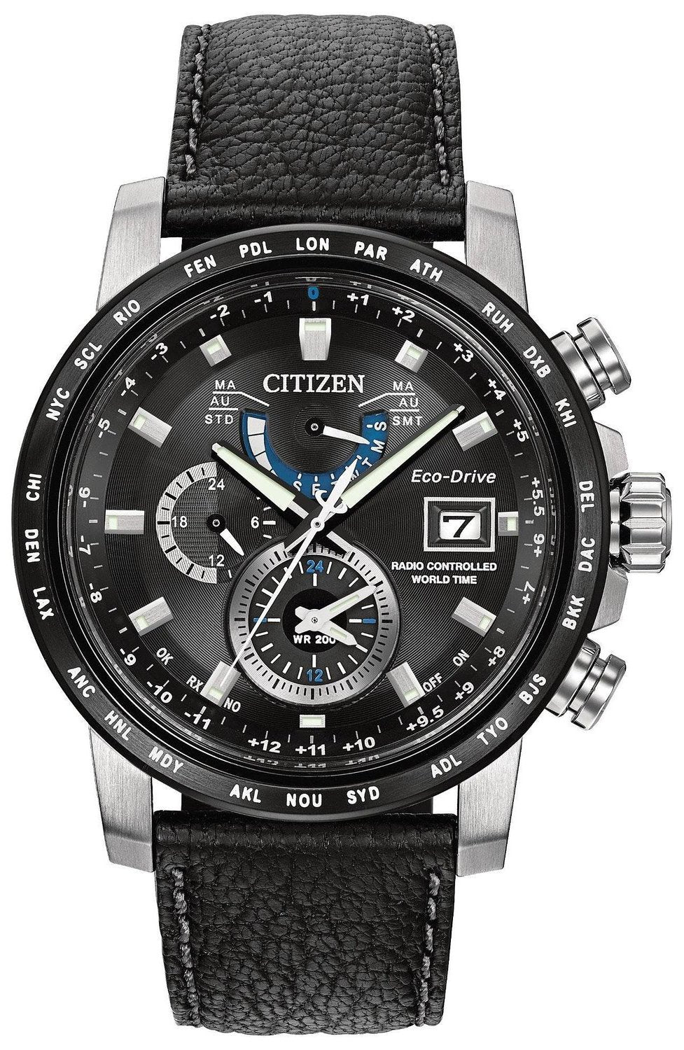Citizen Eco-Drive World Time A-T Mens Watch