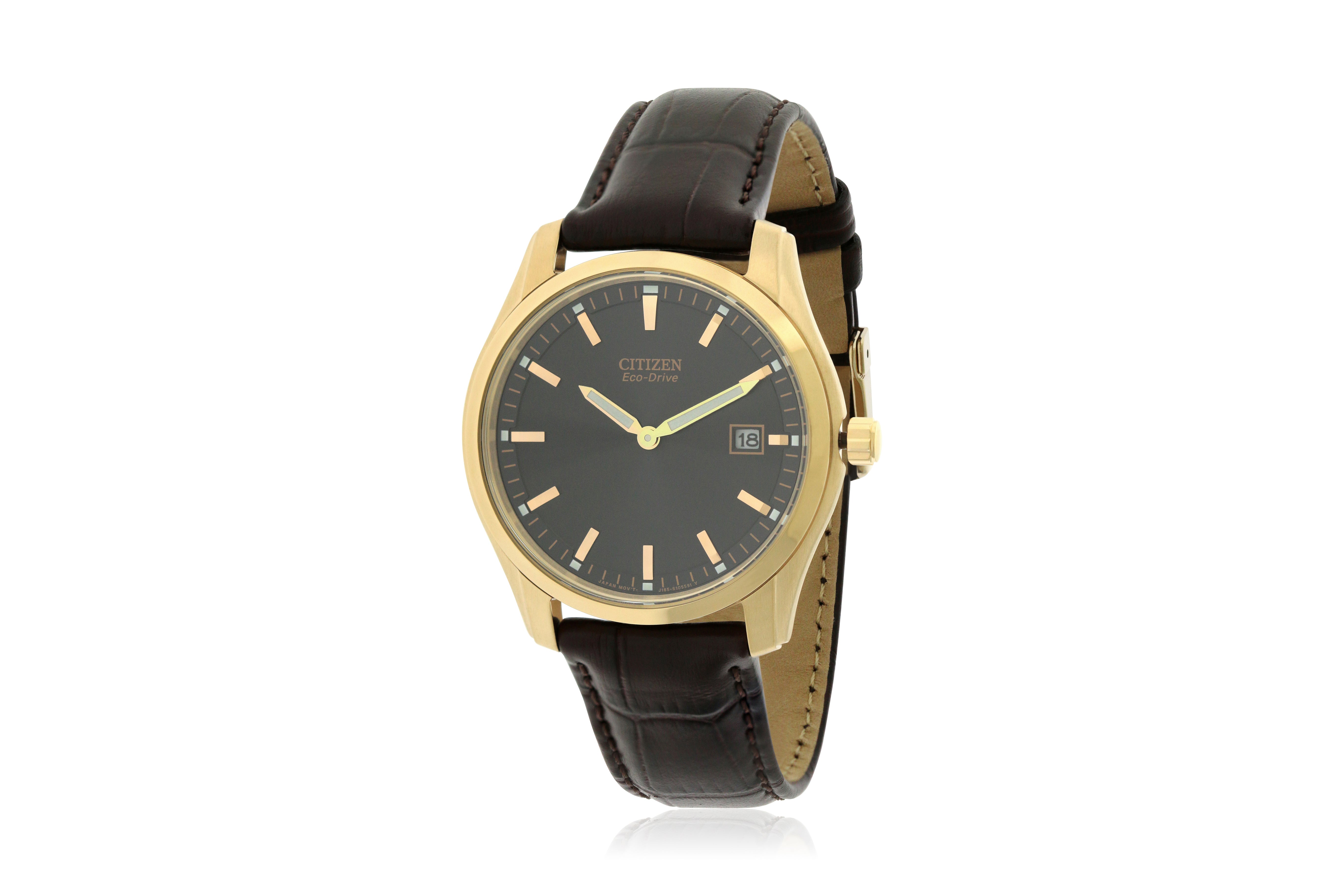 Citizen Eco-Drive Leather Mens   Watch