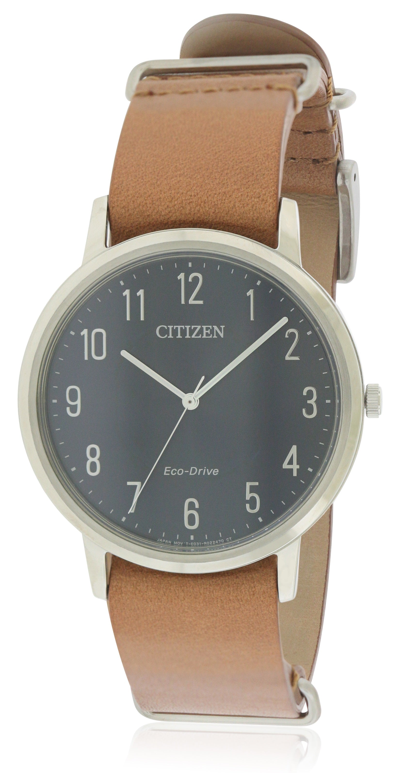 Citizen Eco-Drive Chandler Leather Mens Watch
