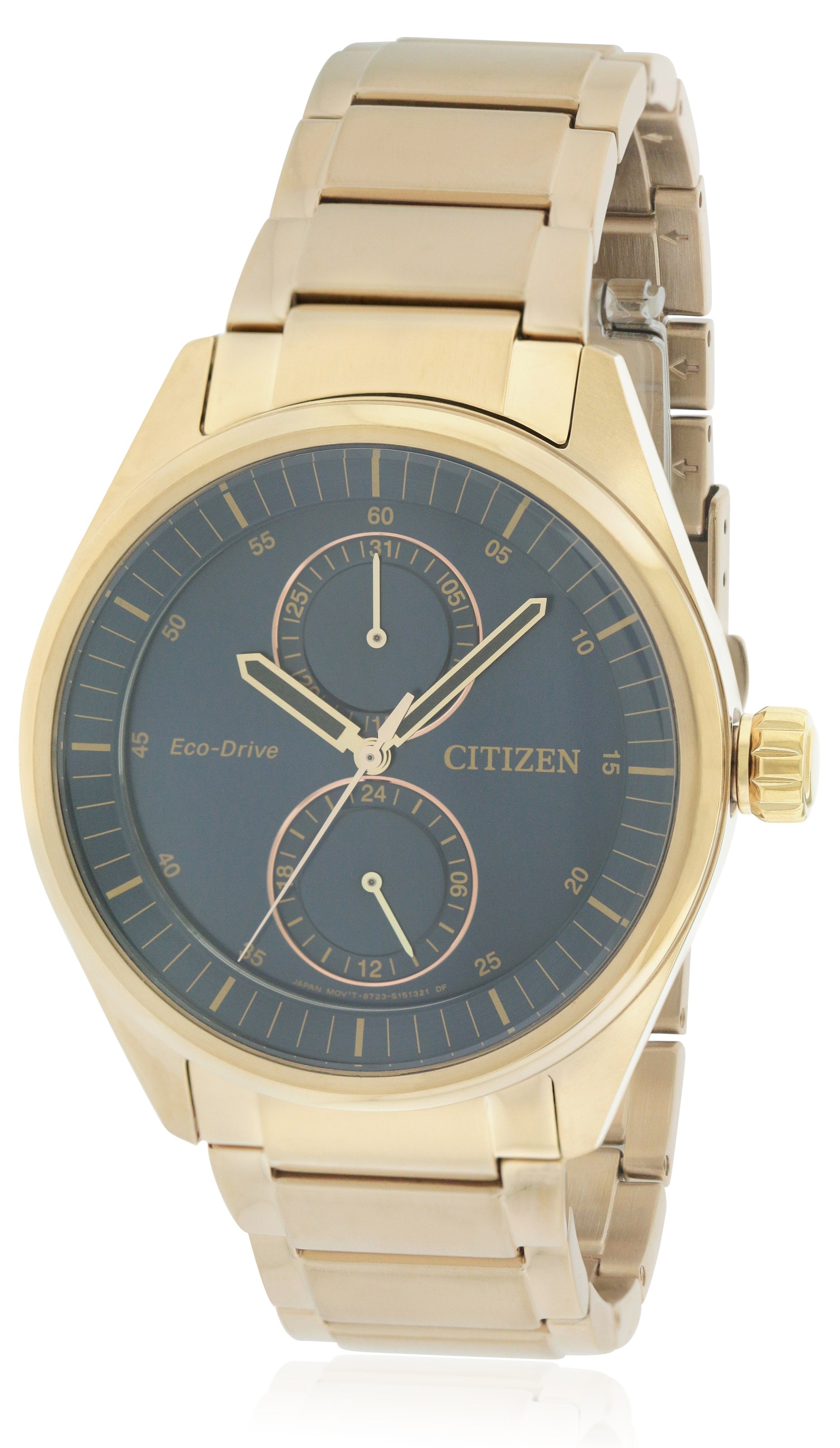 Citizen Eco-Drive Paradex Rose Gold-Tone Mens Watch