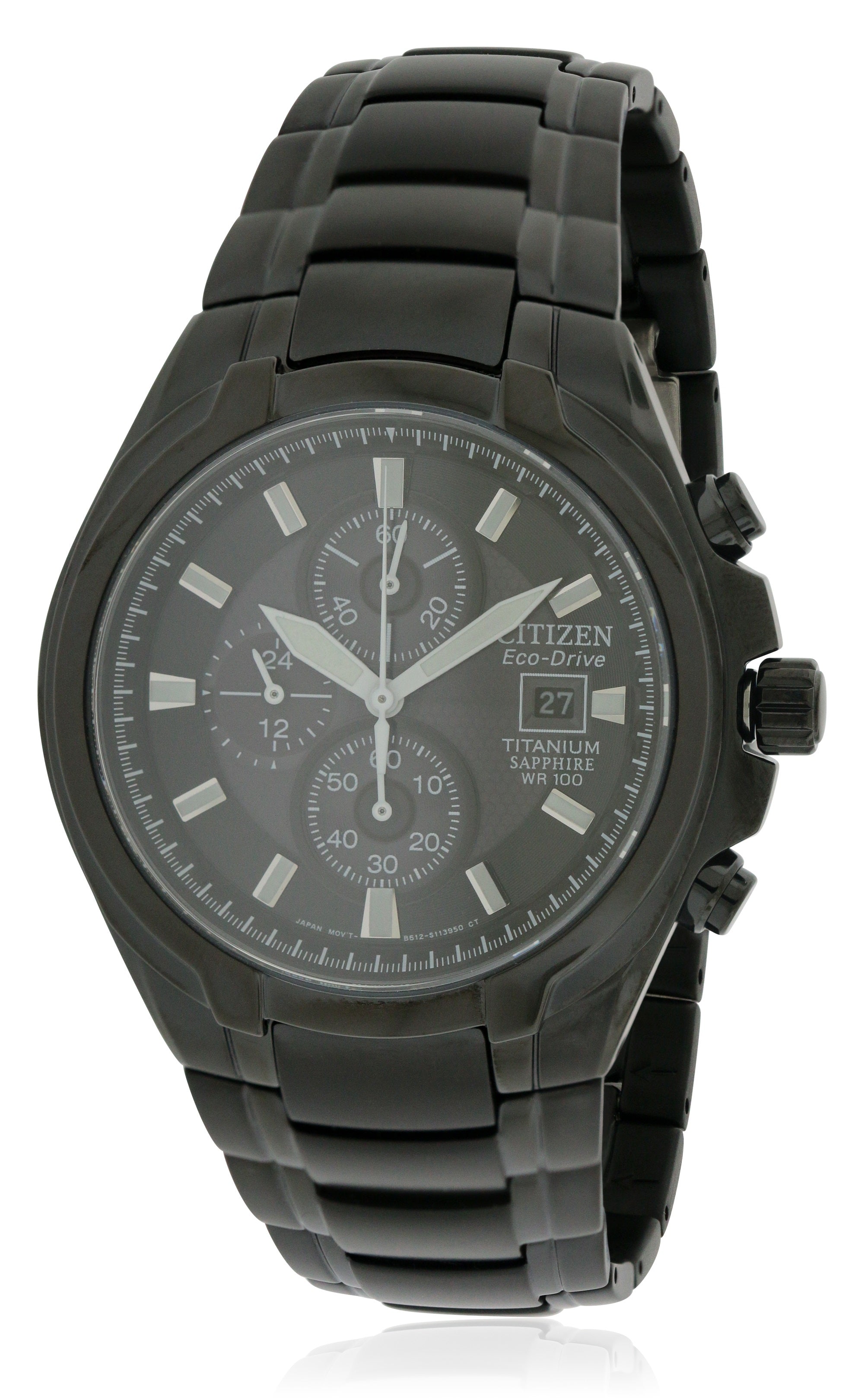 Citizen Eco-Drive Titanium Chronograph Mens Watch