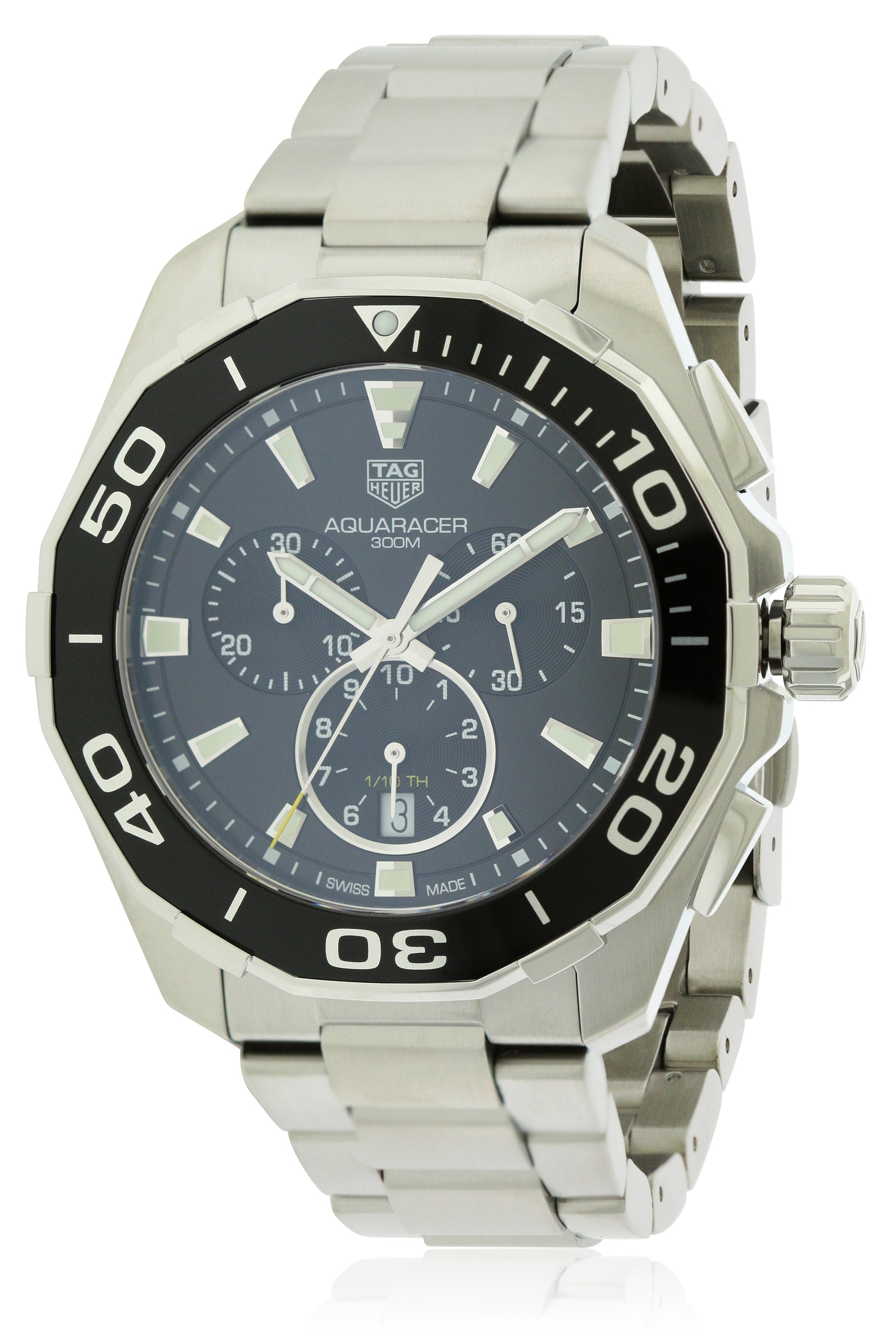 Tag Heuer Aquaracer Chronograph Stainless Steel Mens Watch