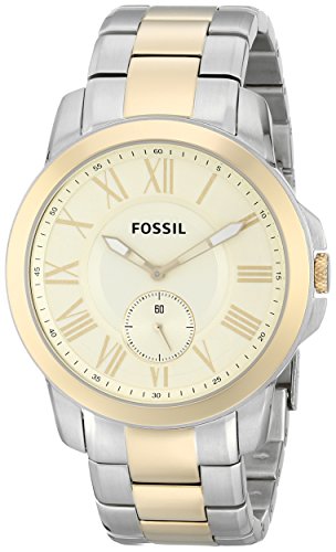 Fossil (Open Box) Grant Two-Tone Mens Watch FS5026