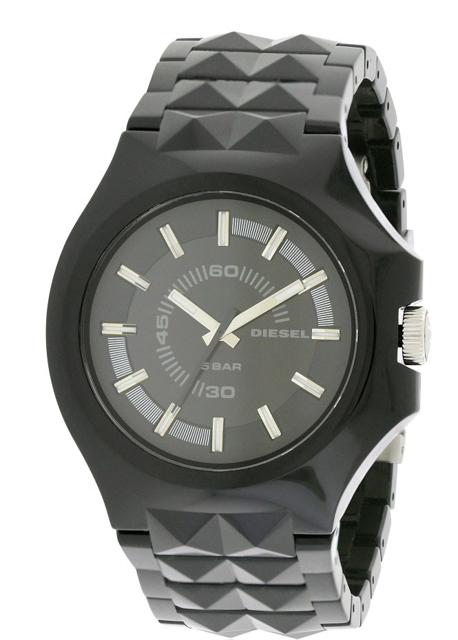 Diesel Faceted Plastic Stud Mens watch