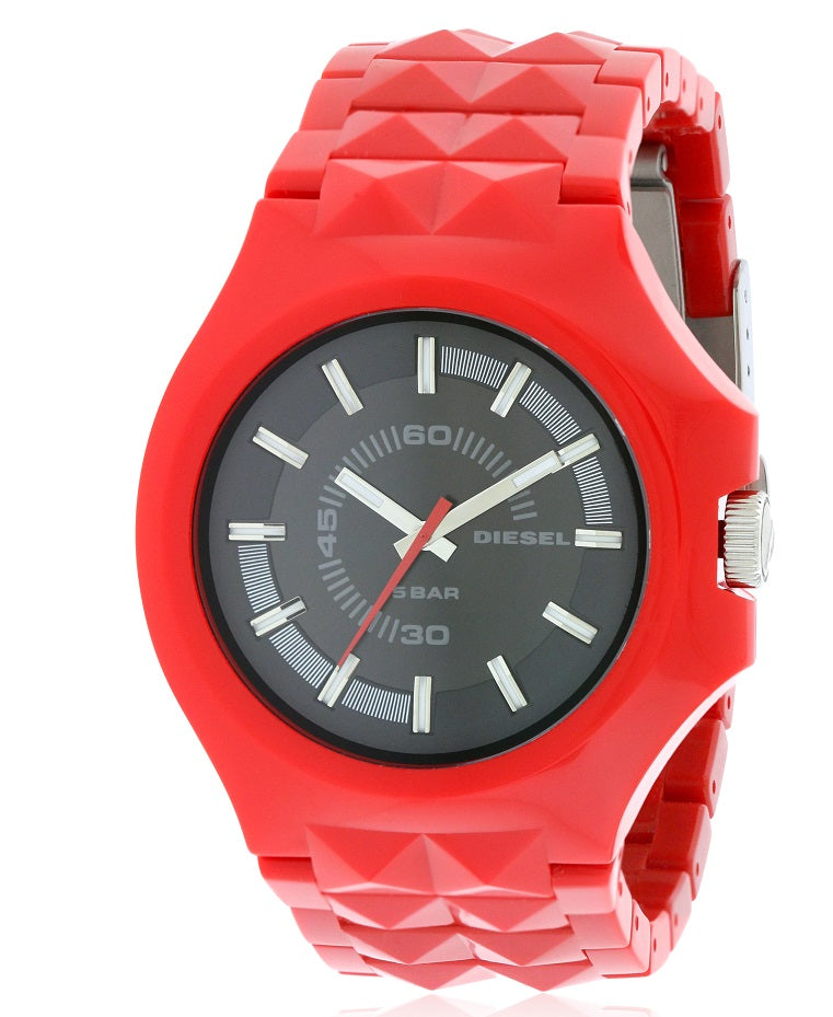 Diesel Faceted Plastic Stud Mens watch