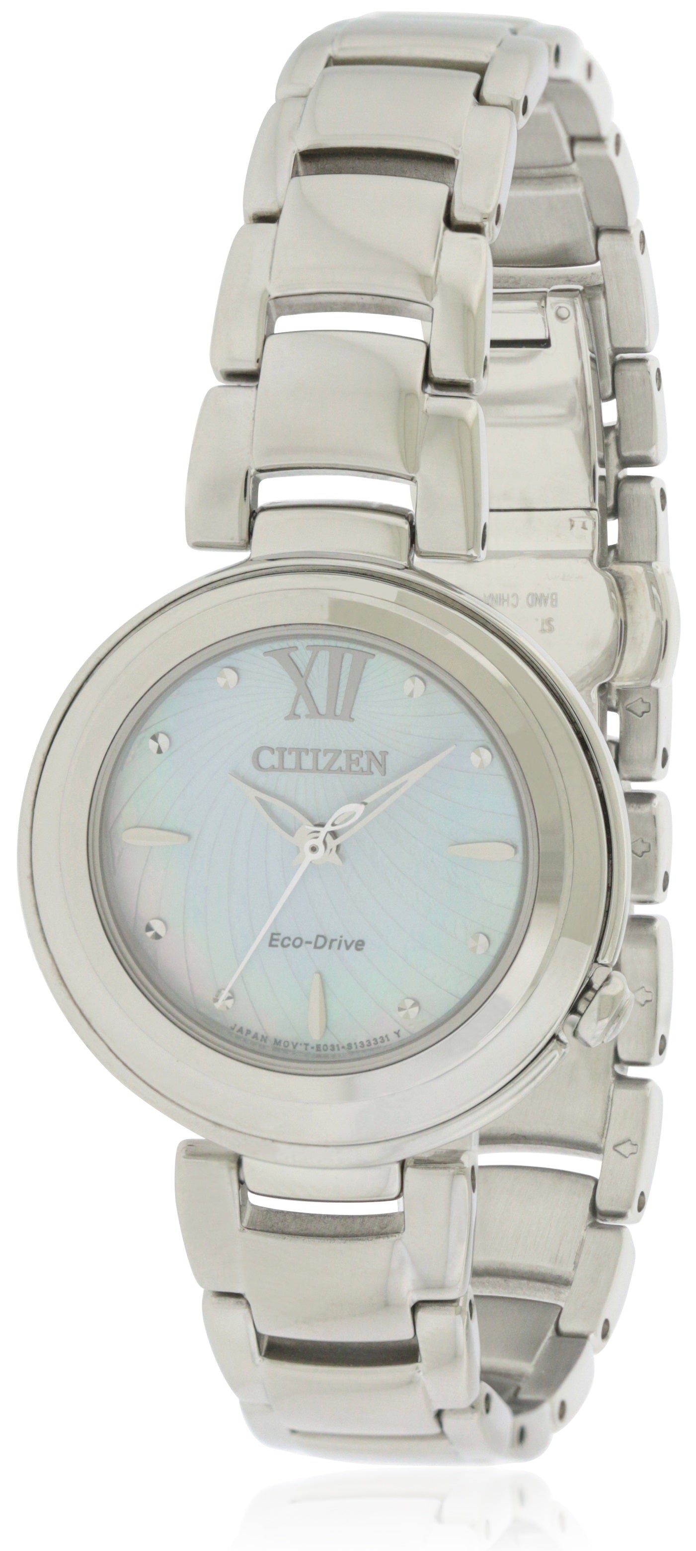 Citizen Eco-Drive Sunrise Stainless Steel Ladies Watch