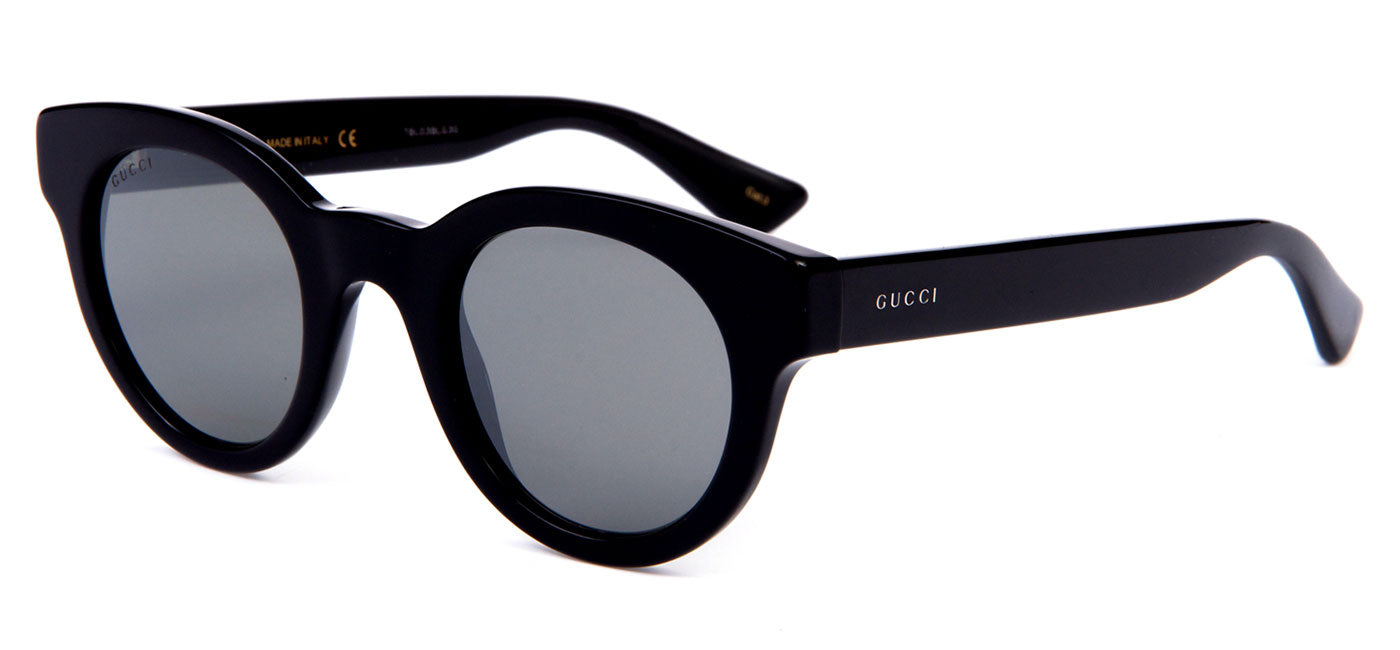 Gucci Oval Black Mens Sunglasses -