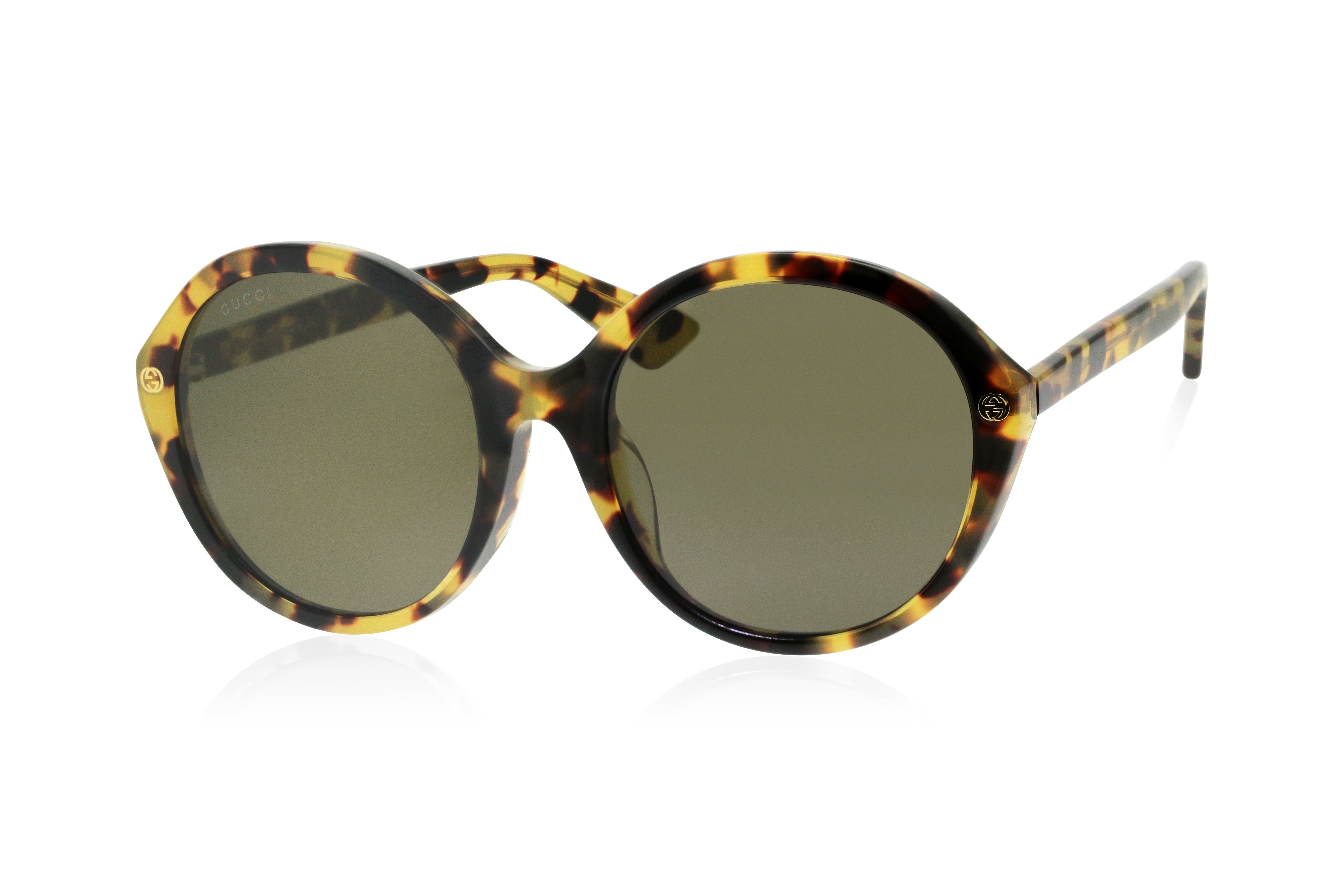 Gucci Havana Ladies Sunglasses