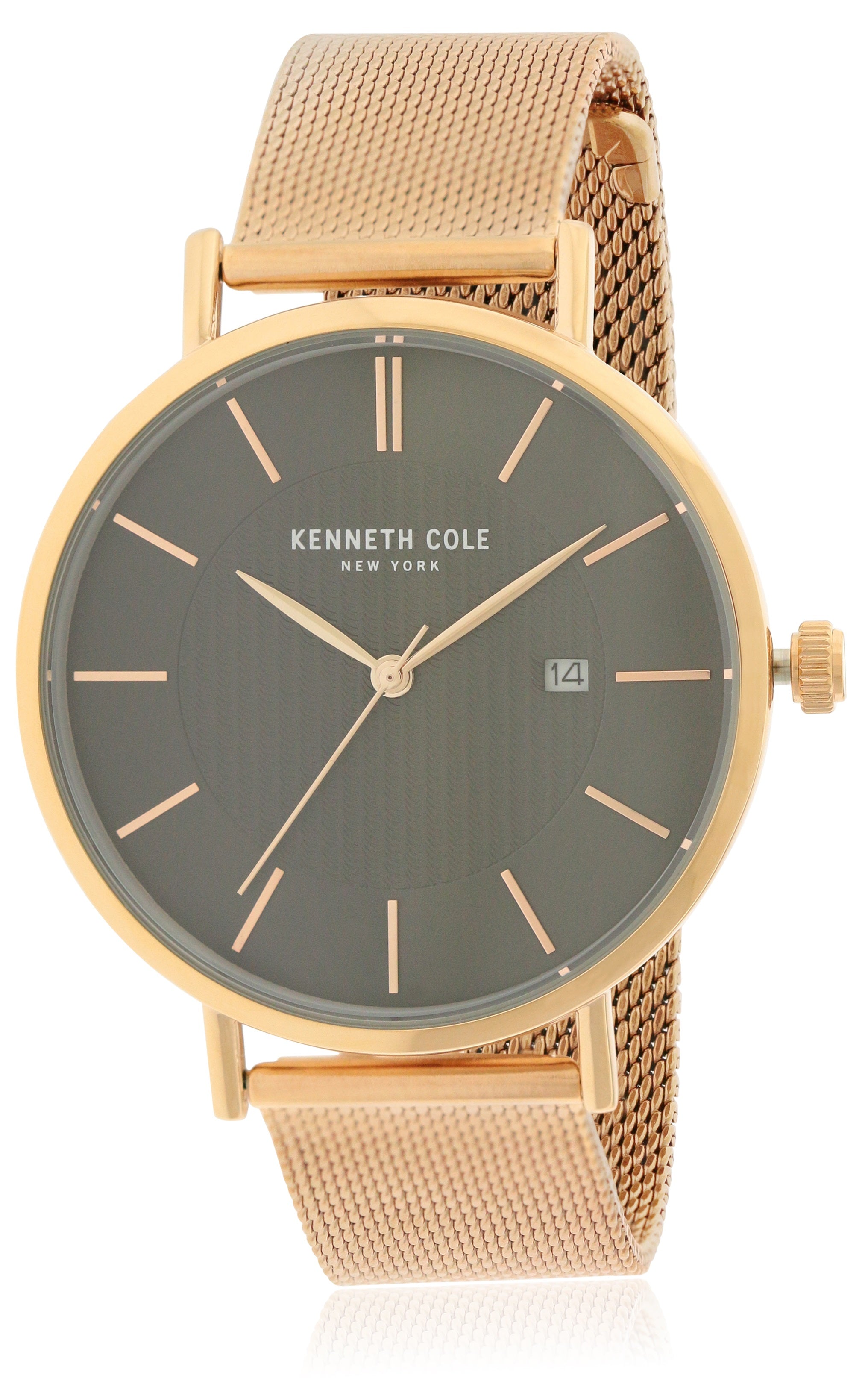 Kenneth Cole Rose Gold-Tone Mens Watch