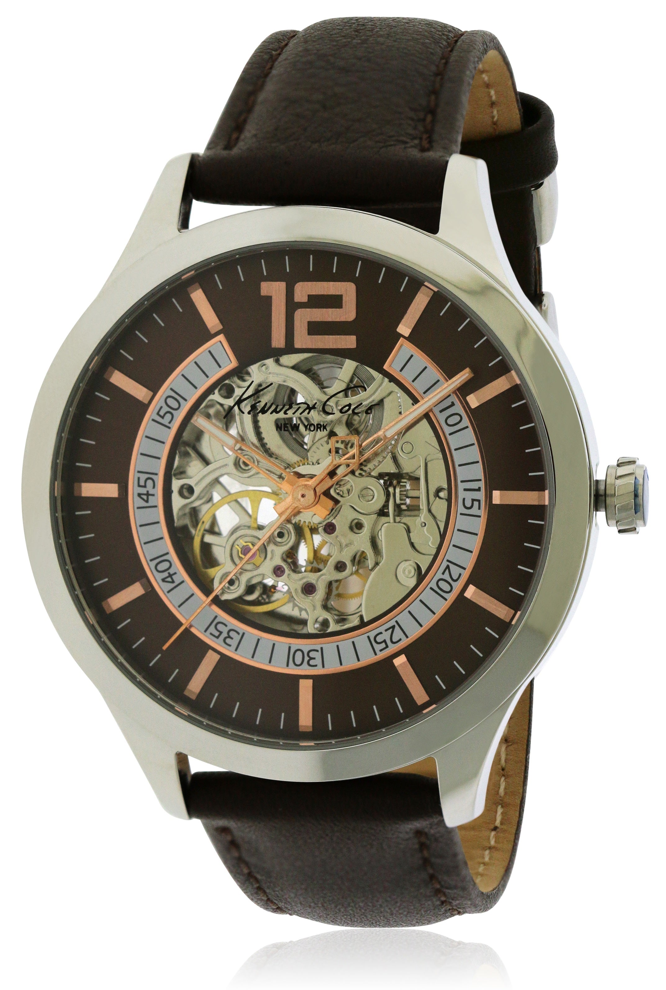 Kenneth Cole New York Leather Mens Watch