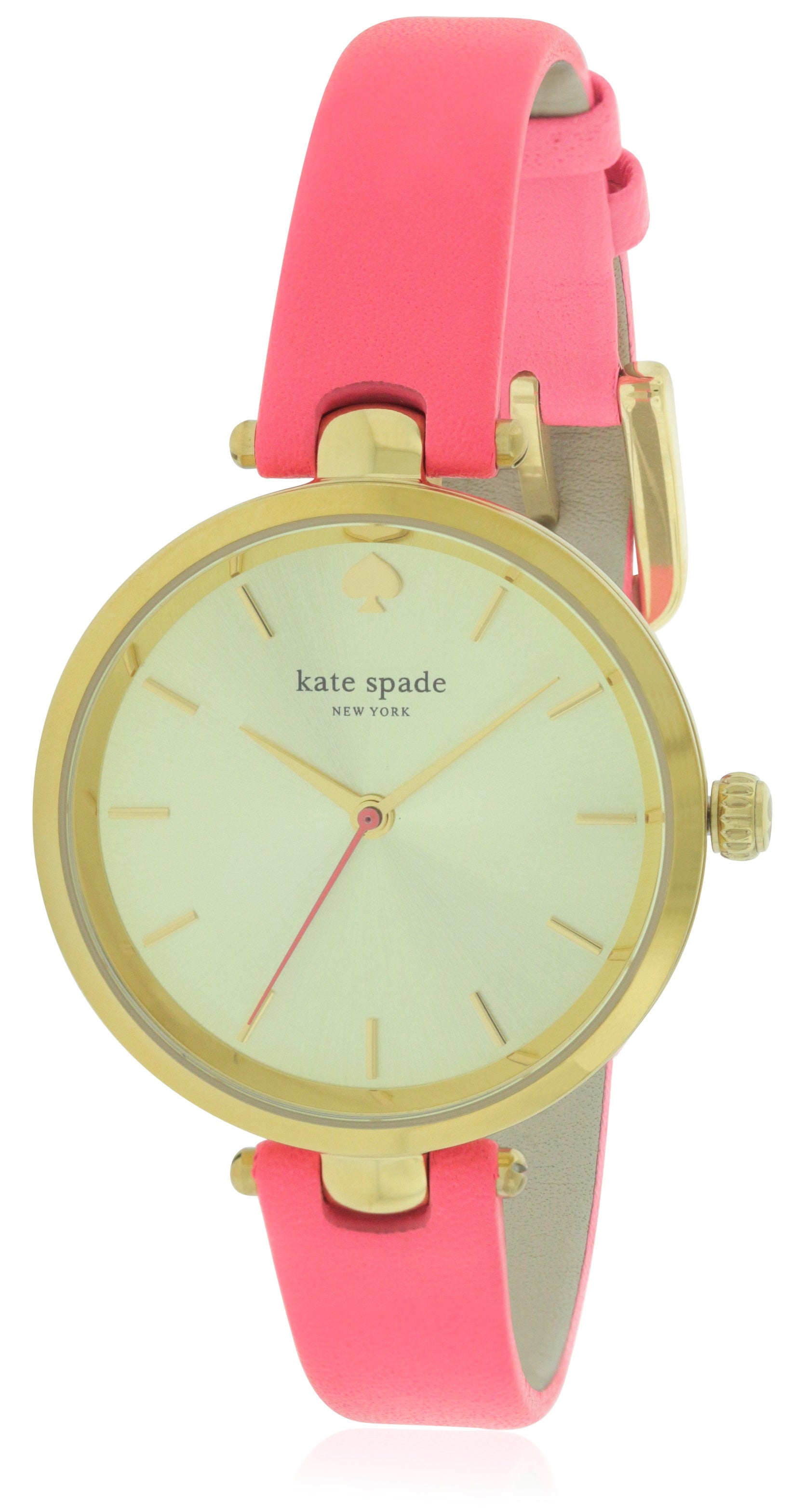 Kate Spade Neon Geranium Leather Ladies Watch