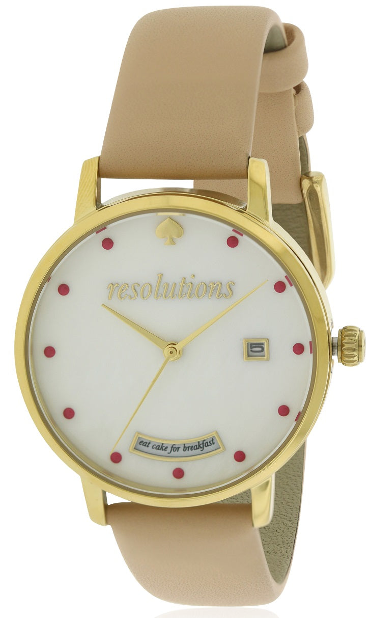 Kate Spade Metro Vachetta Leather Ladies Watch