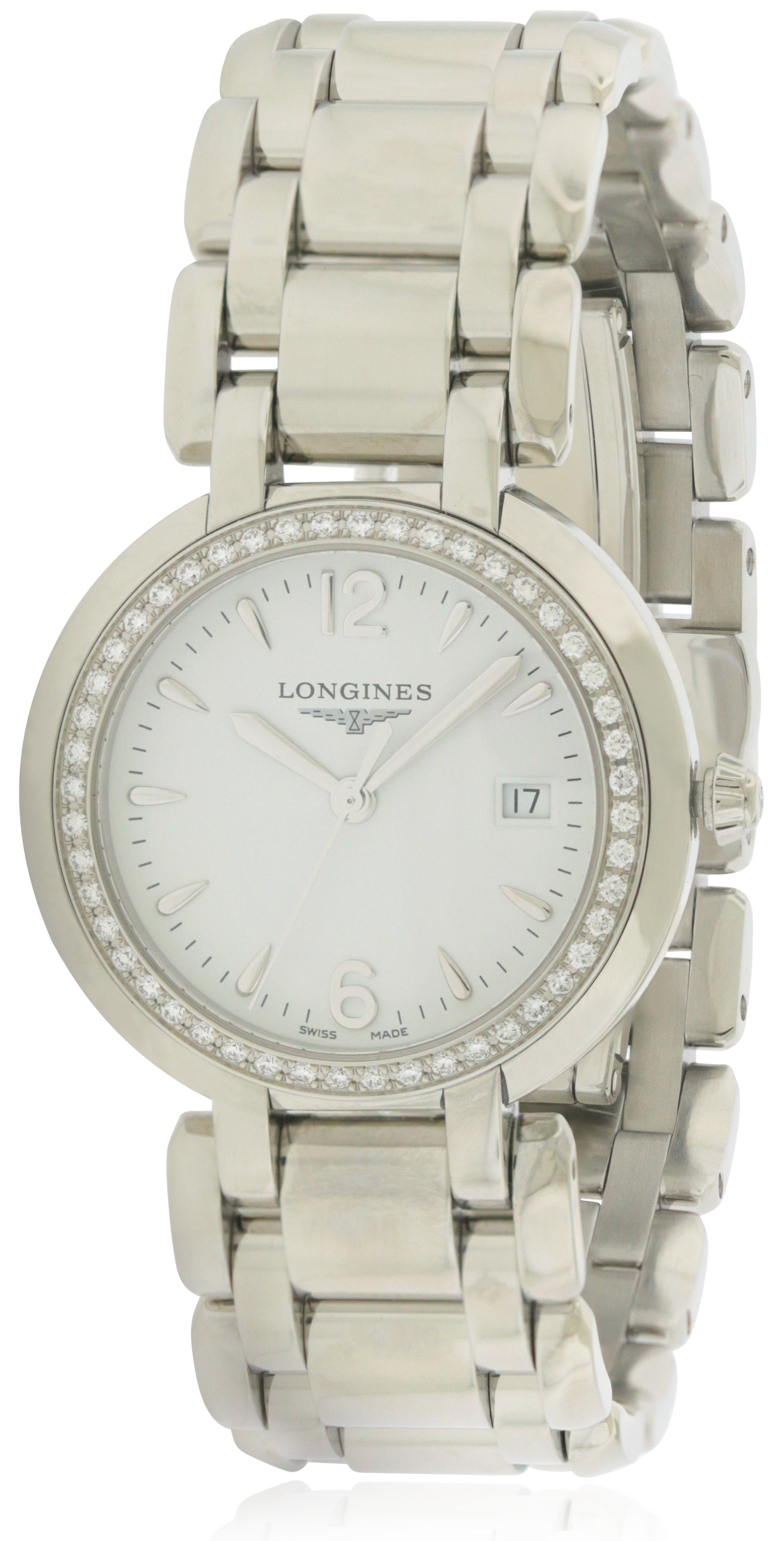 Longines Primaluna Stainless Steel Ladies Watch