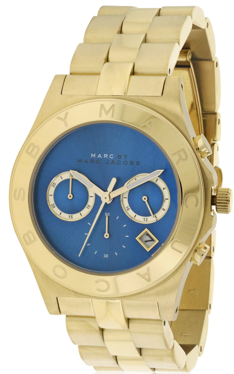 Marc by Marc Jacobs Blade Gold-Tone Chronograph Ladies Watch