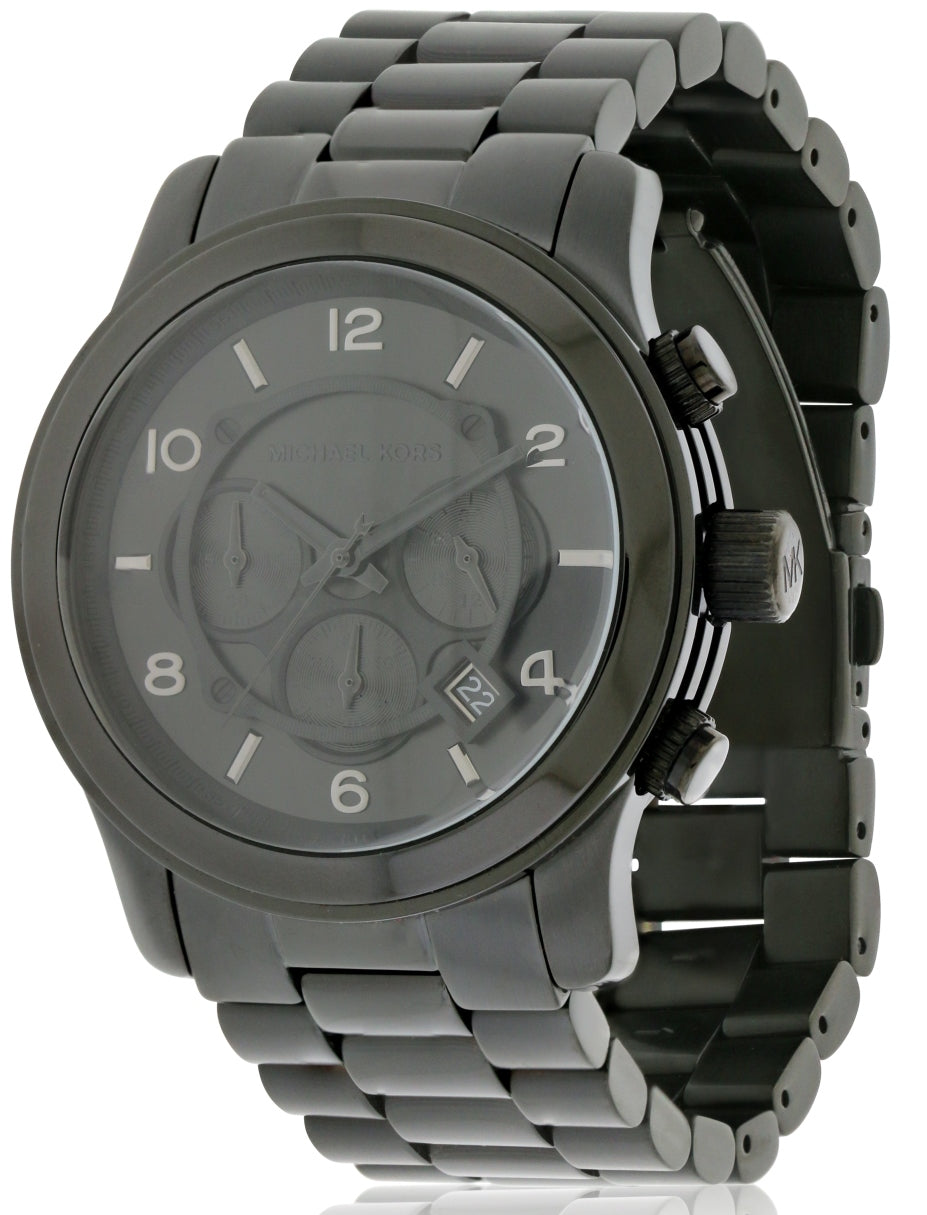 Michael Kors Black Ion Plated   Mens Watch