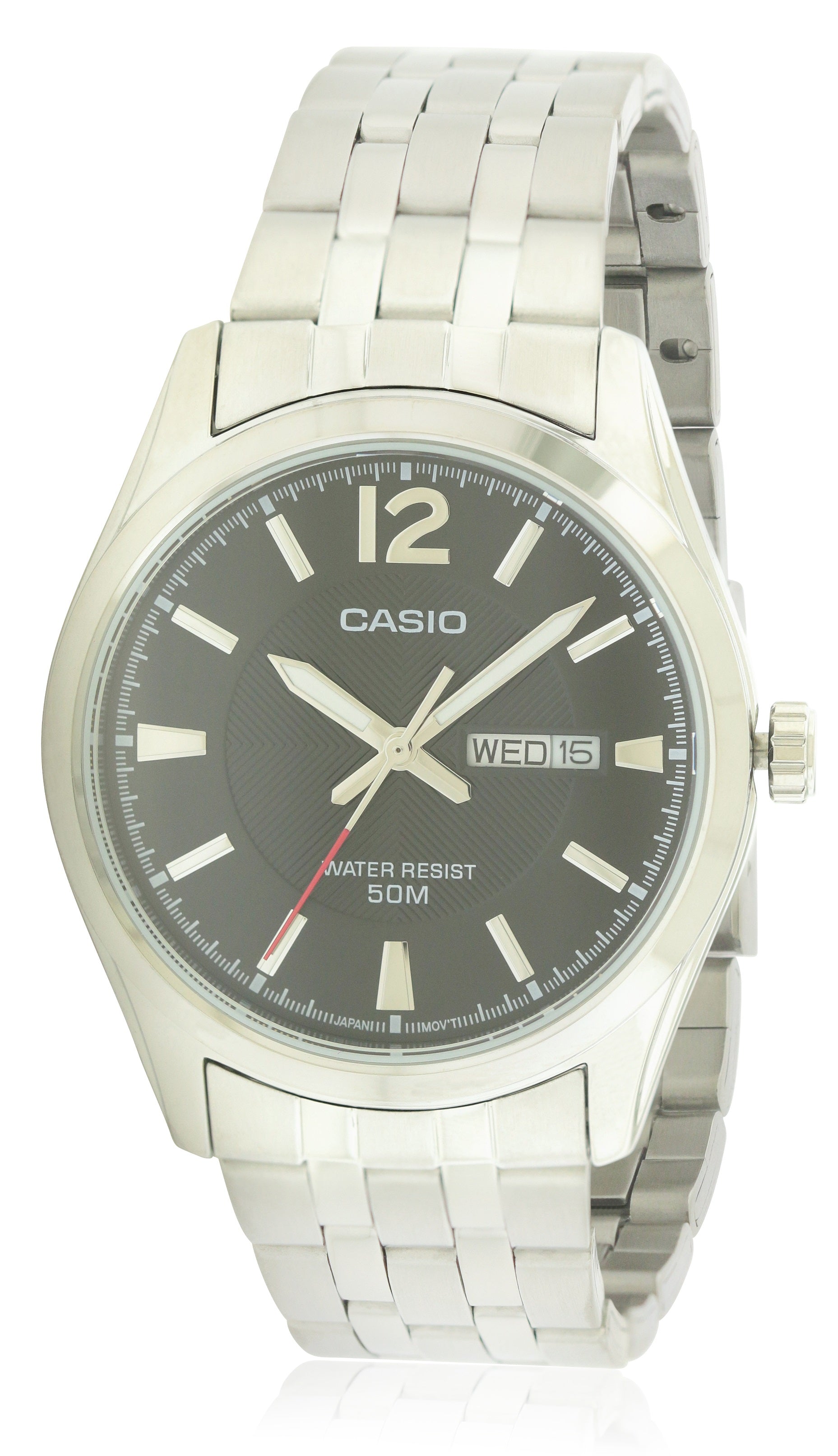 Casio Stainless Steel Mens Watch MTP1335D-1A