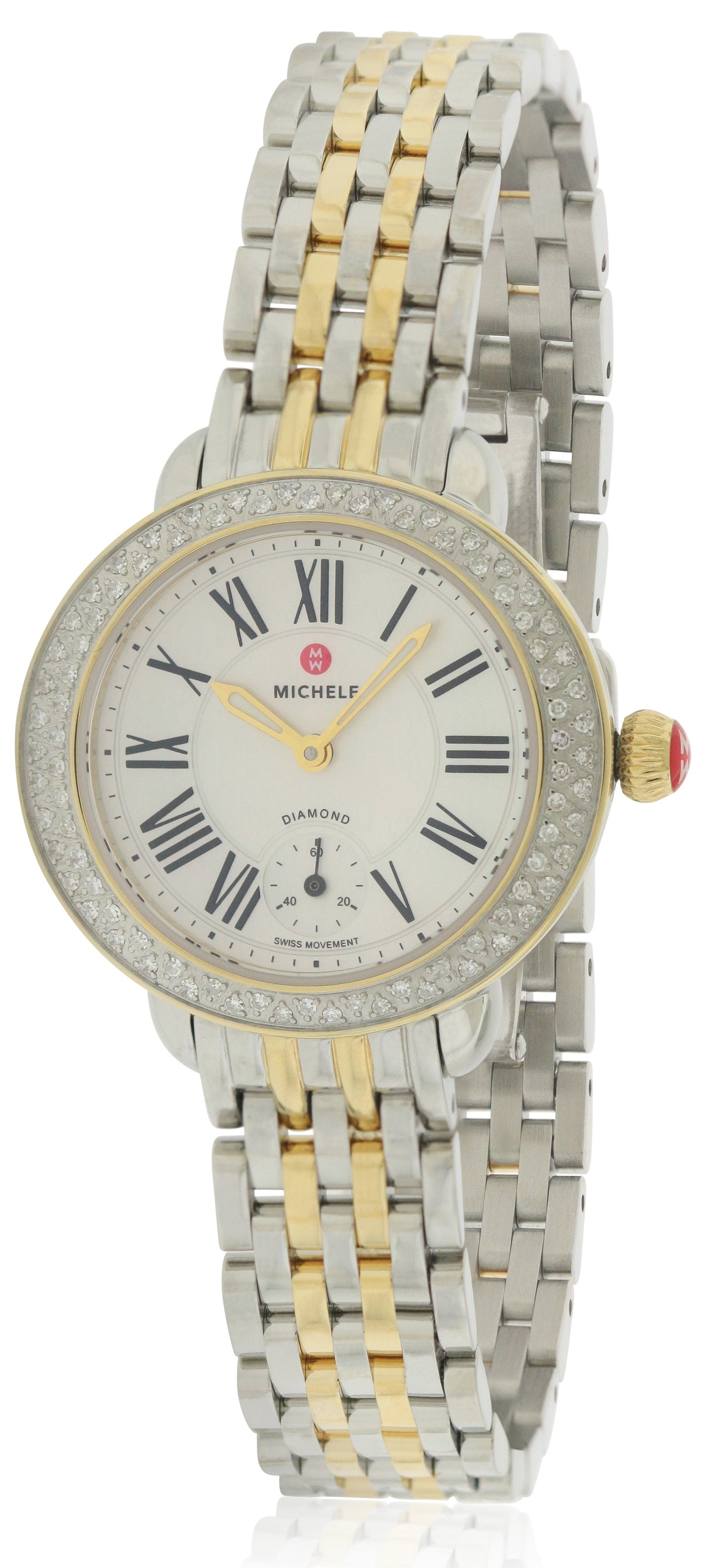 Michele Serein Two-Tone Ladies Watch