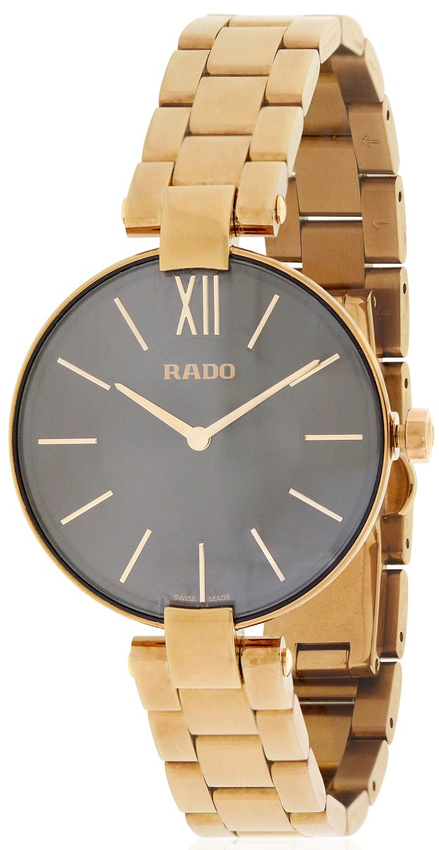 Rado Couploe Rose Gold-Tone Stainless steel Ladies Watch