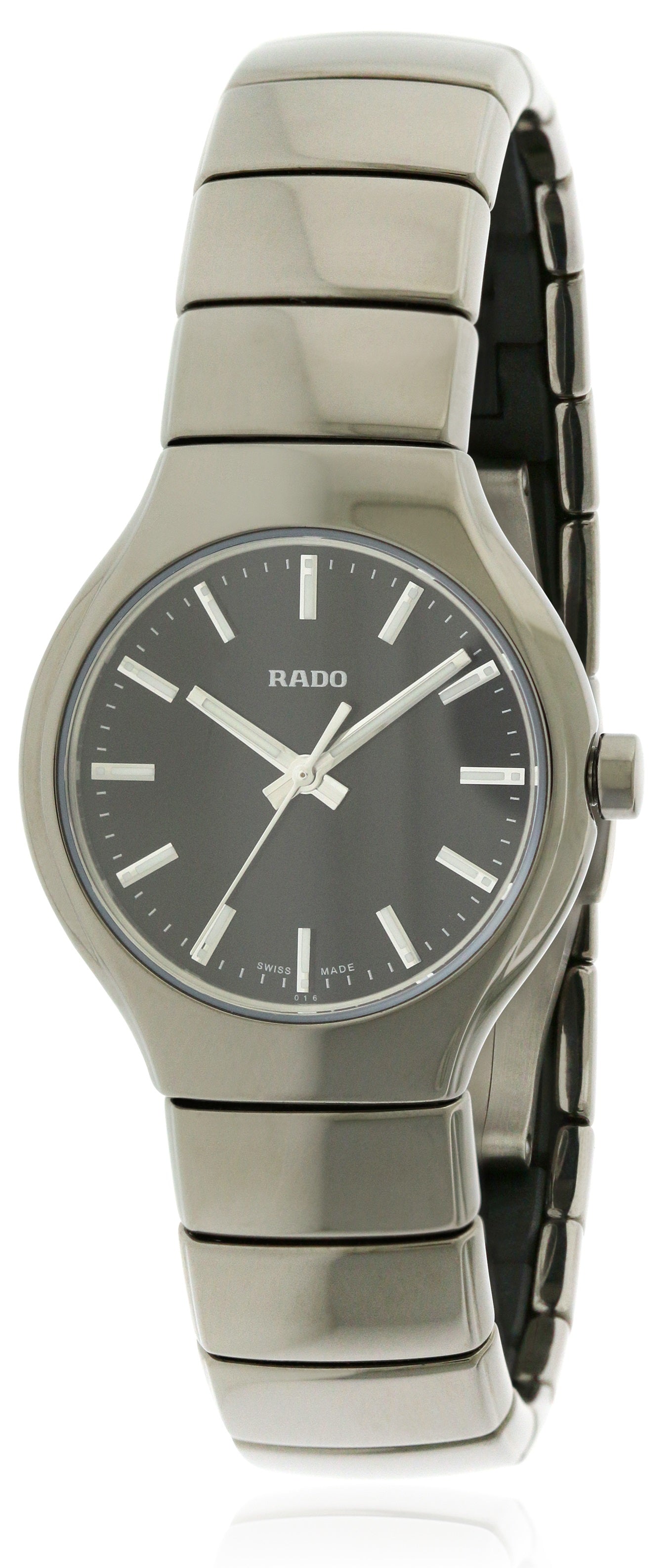 Rado True Silver -Tone Ceramic Unisex Watch