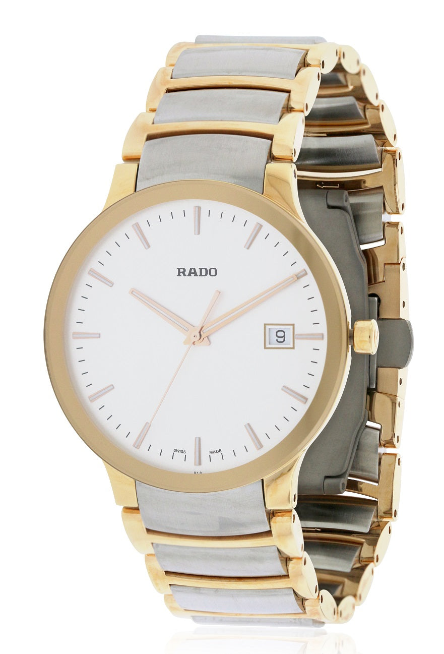 Rado Centrix Rose Gold-Tone Mens Watch