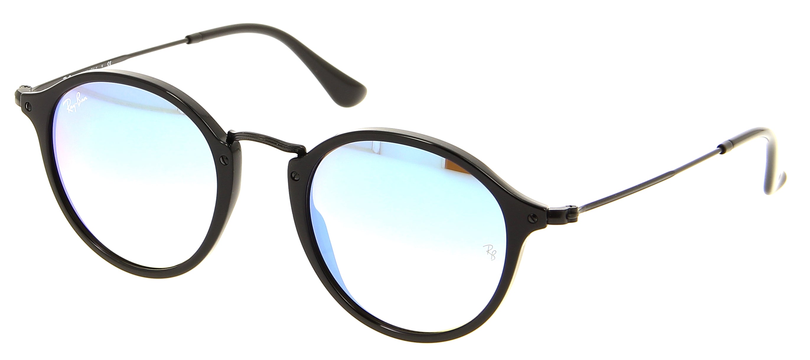 Ray-Ban Round Fleck Flash Lenses Gradient Sunglasses