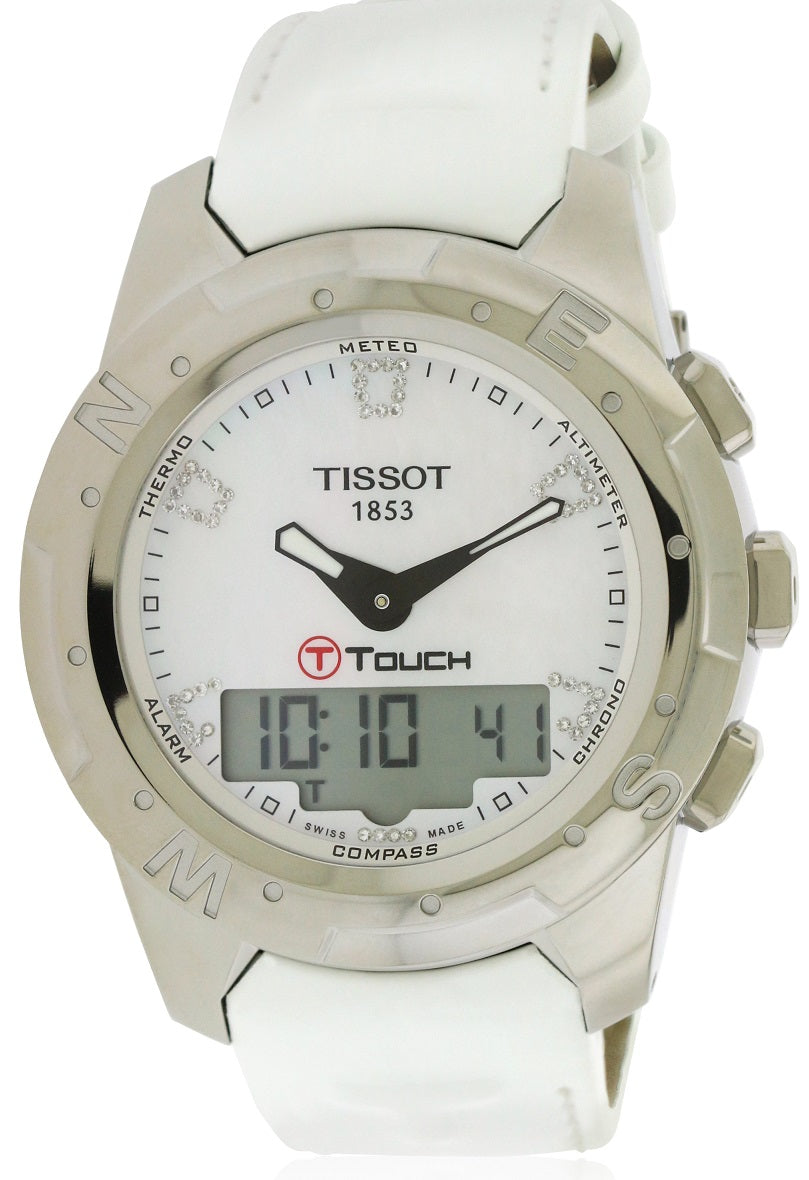 Tissot T-Touch II Multifunction Diamond Ladies Watch