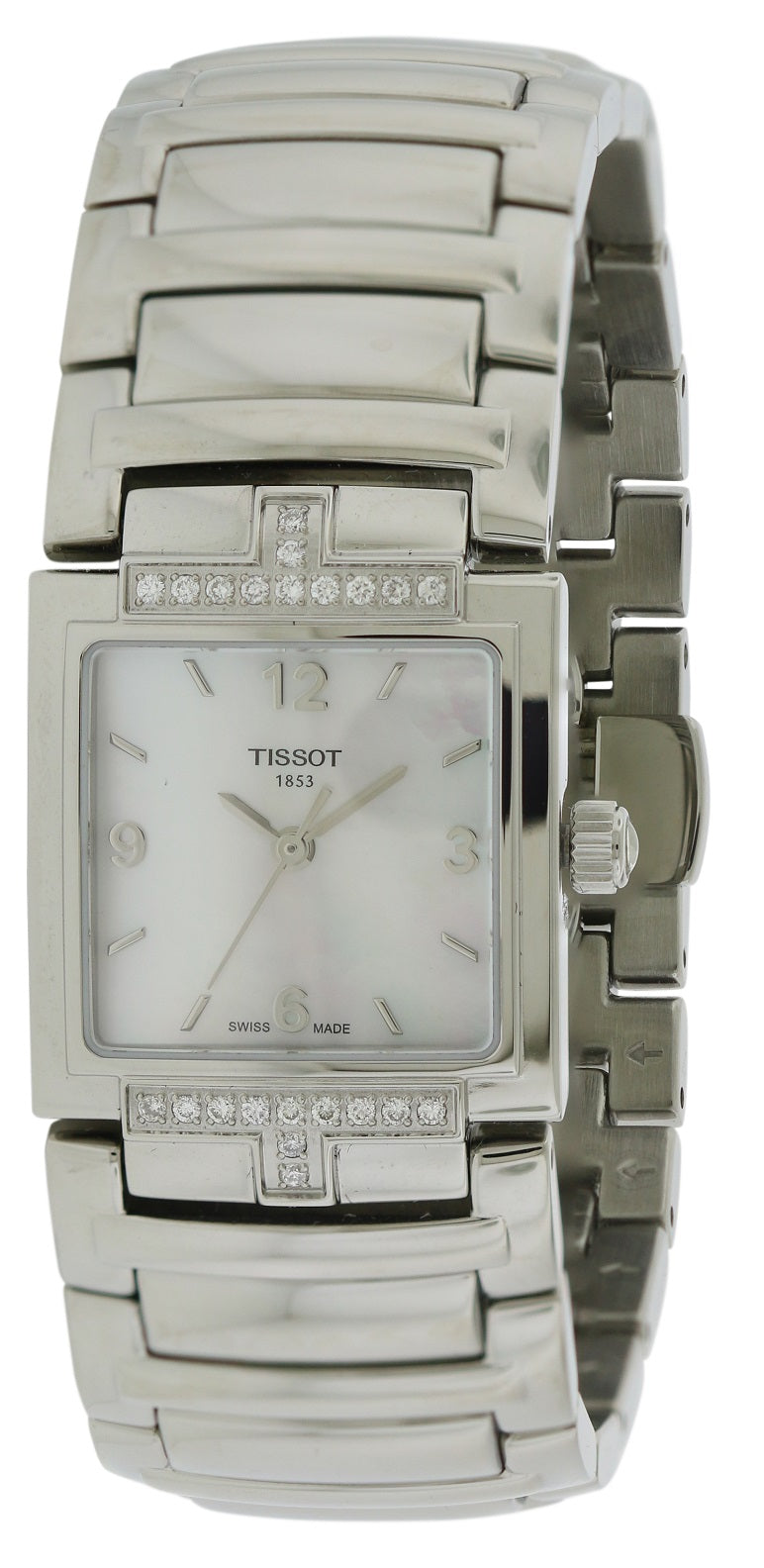 Tissot T-Evocation Stainless Steel Diamond Ladies Watch