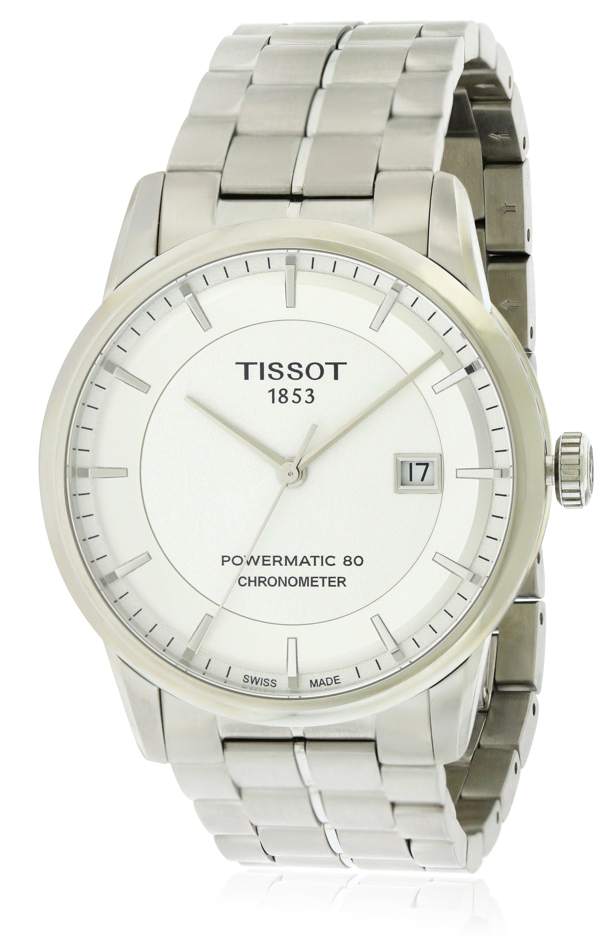 Tissot Powermatic 80 Stainless Steel Mens Watch