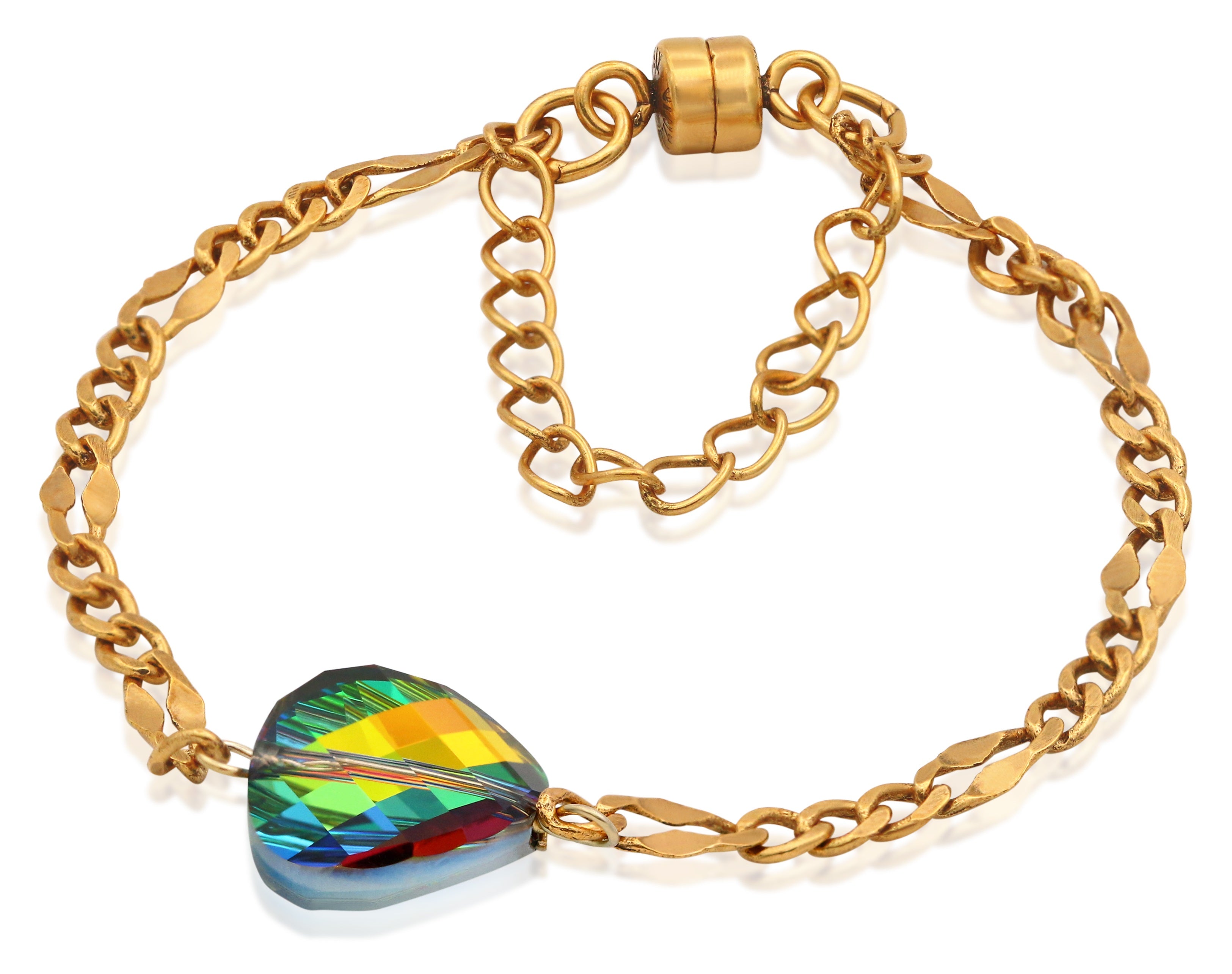 Alex And Ani Crystal Mirage Magnetic Bracelet - Rafaelian Gold