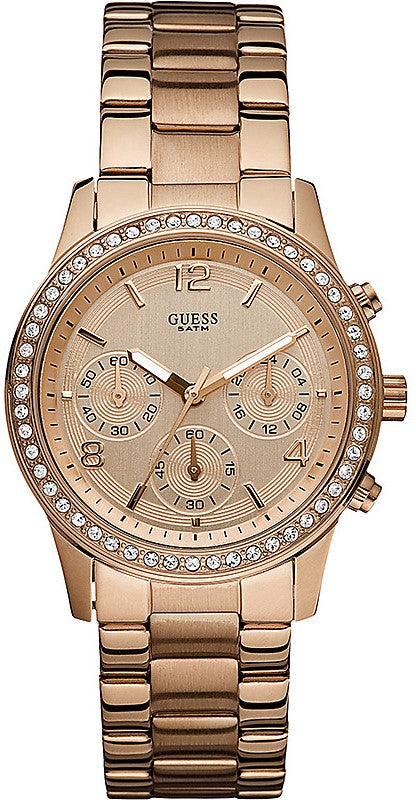 GUESS Rose Gold-Tone Ladies Watch