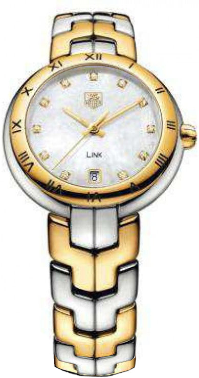 Tag Heuer Link Two-tone Diamond Ladies Watch