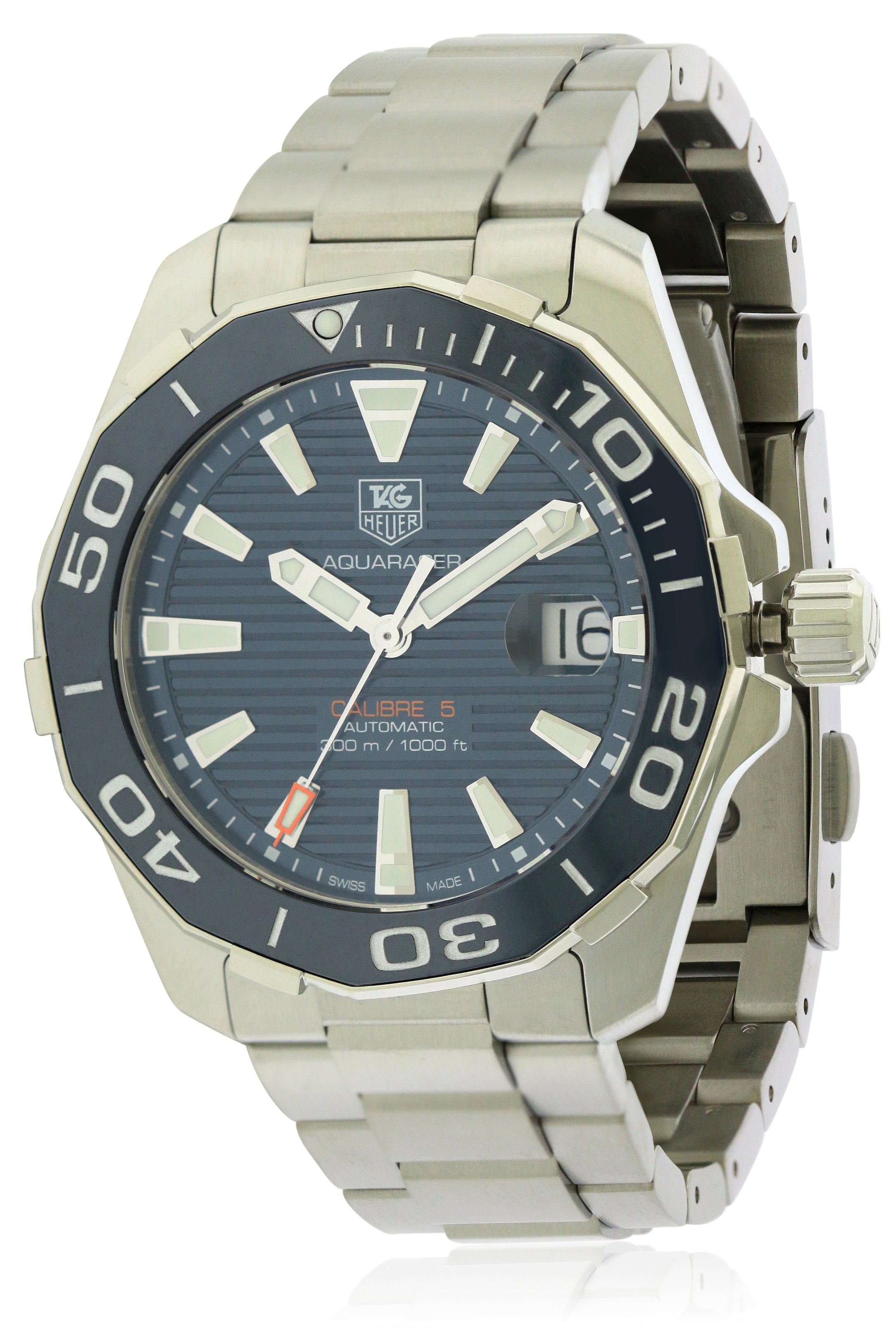 Tag Heuer Aquaracer Navy Automatic Stainless Steel Mens Watch